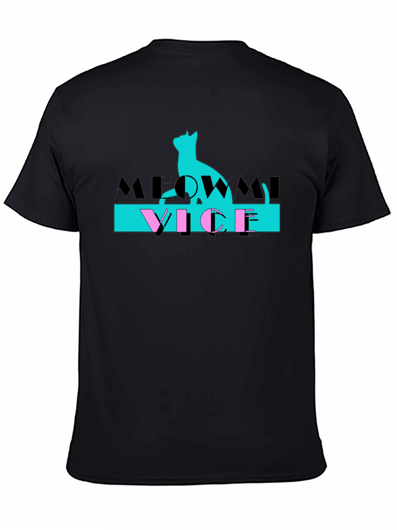 Meowmi Vice Graphic T-Shirt Cat Lover Tee