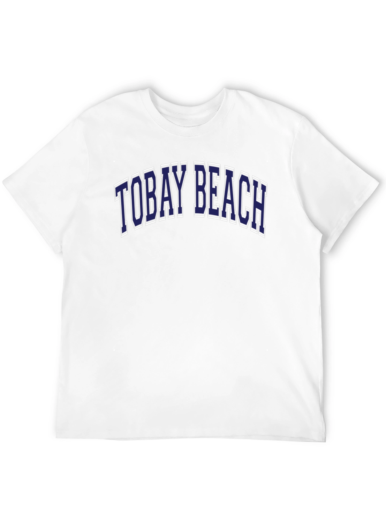 Tobay Beach T-Shirt | Navy Blue Graphic Tee