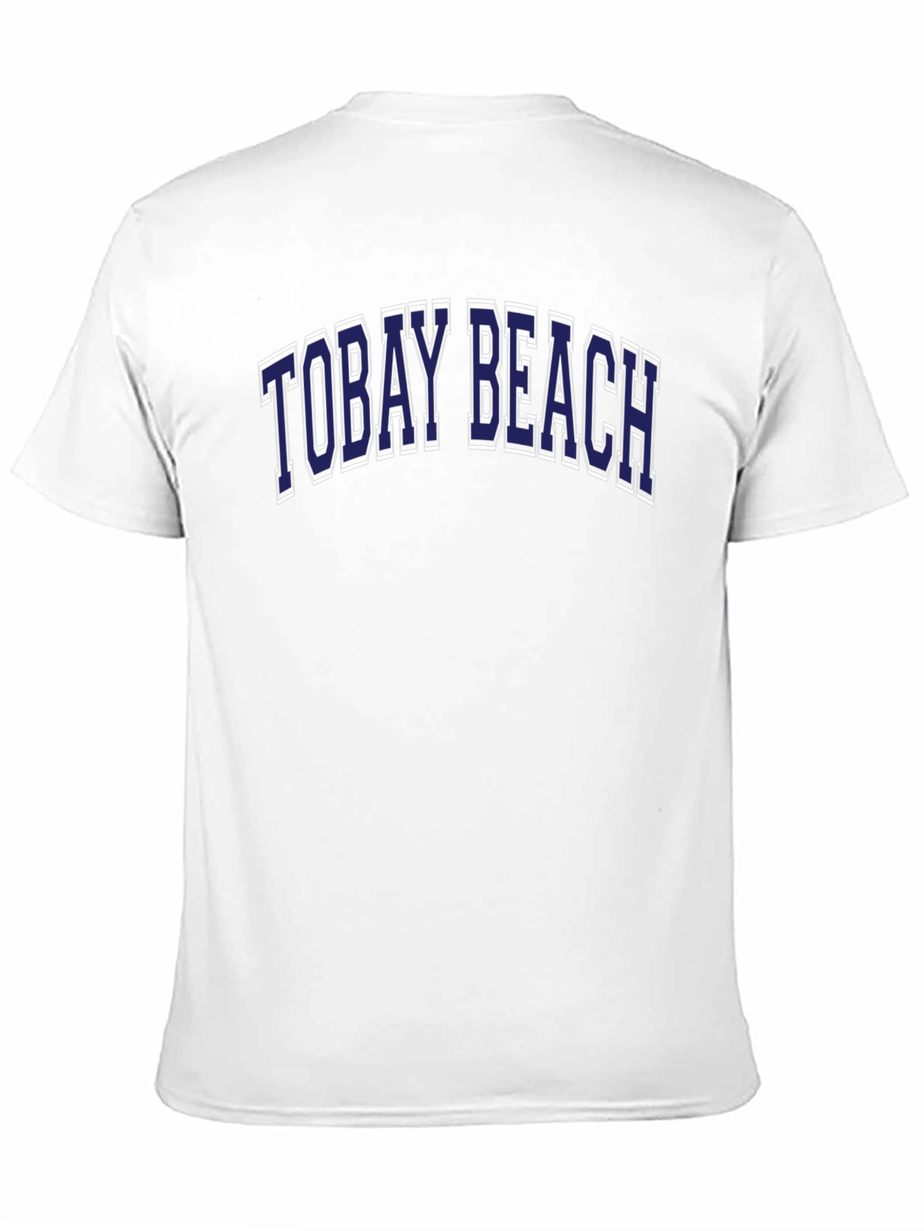 Tobay Beach T-Shirt | Navy Blue Graphic Tee