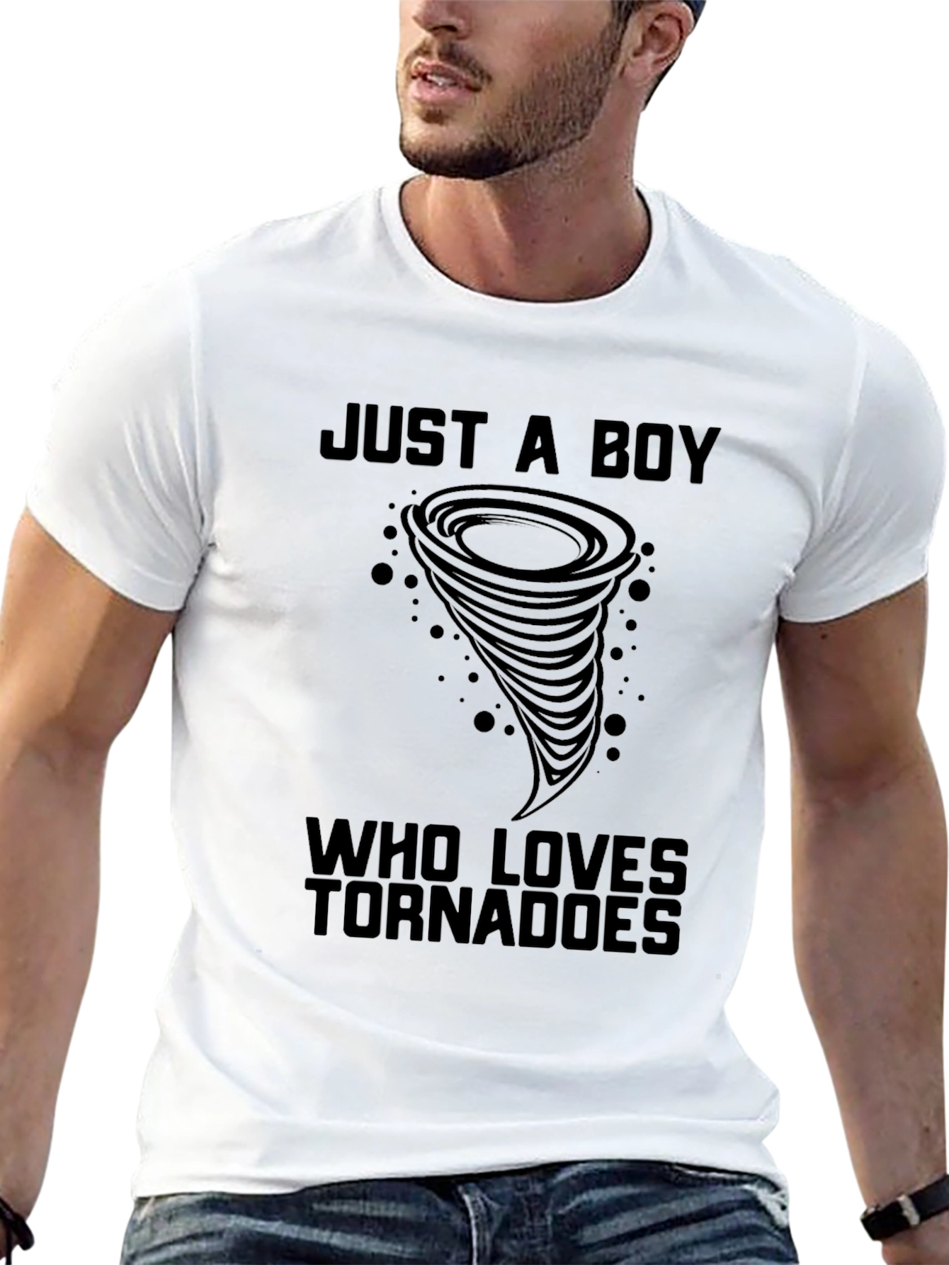 Just a Boy Who Loves Tornadoes T-Shirt