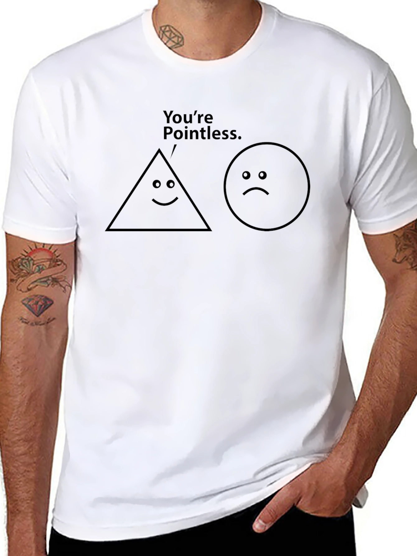 Pointless Humor Graphic T-Shirt