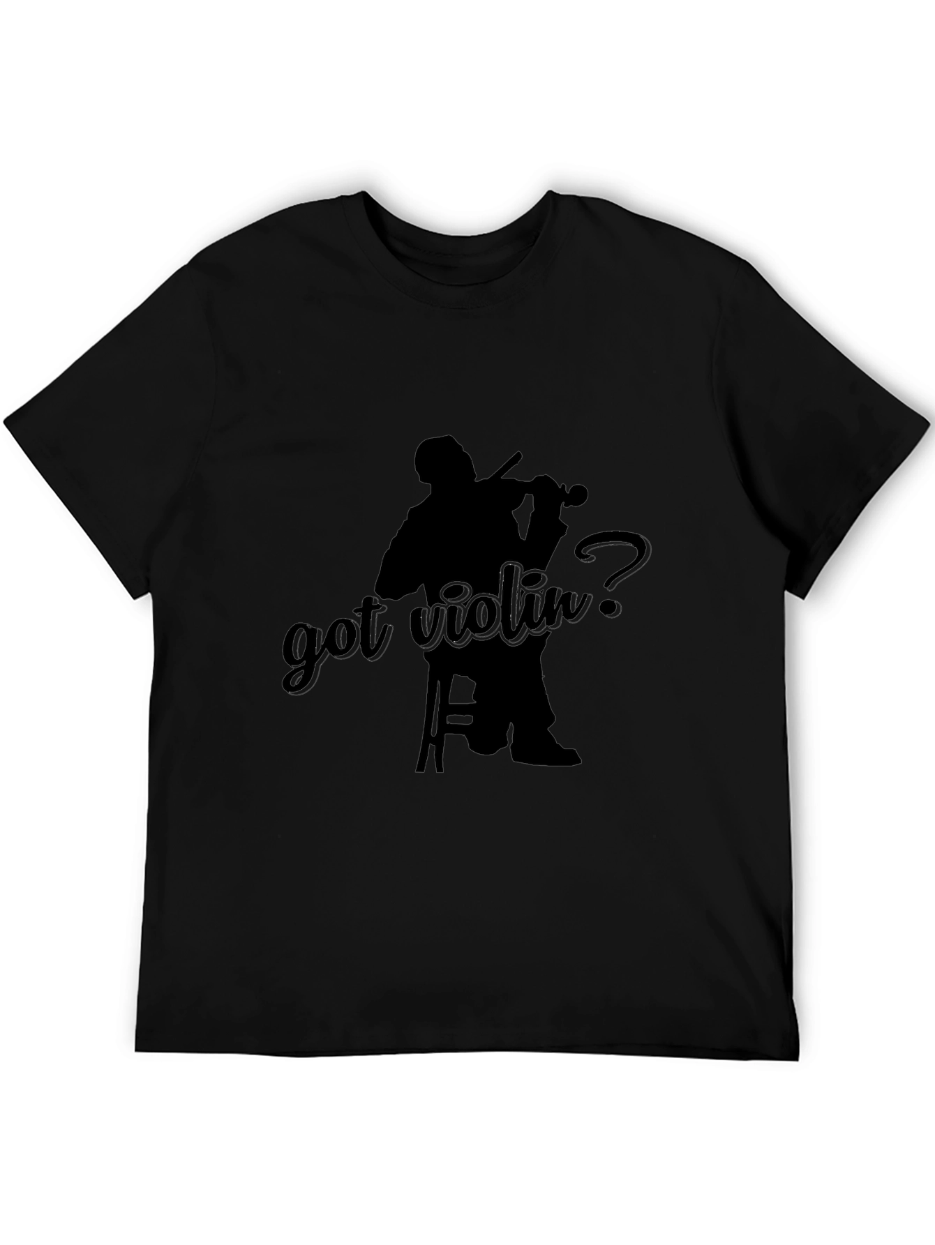 Got Violin? Black Graphic Tee