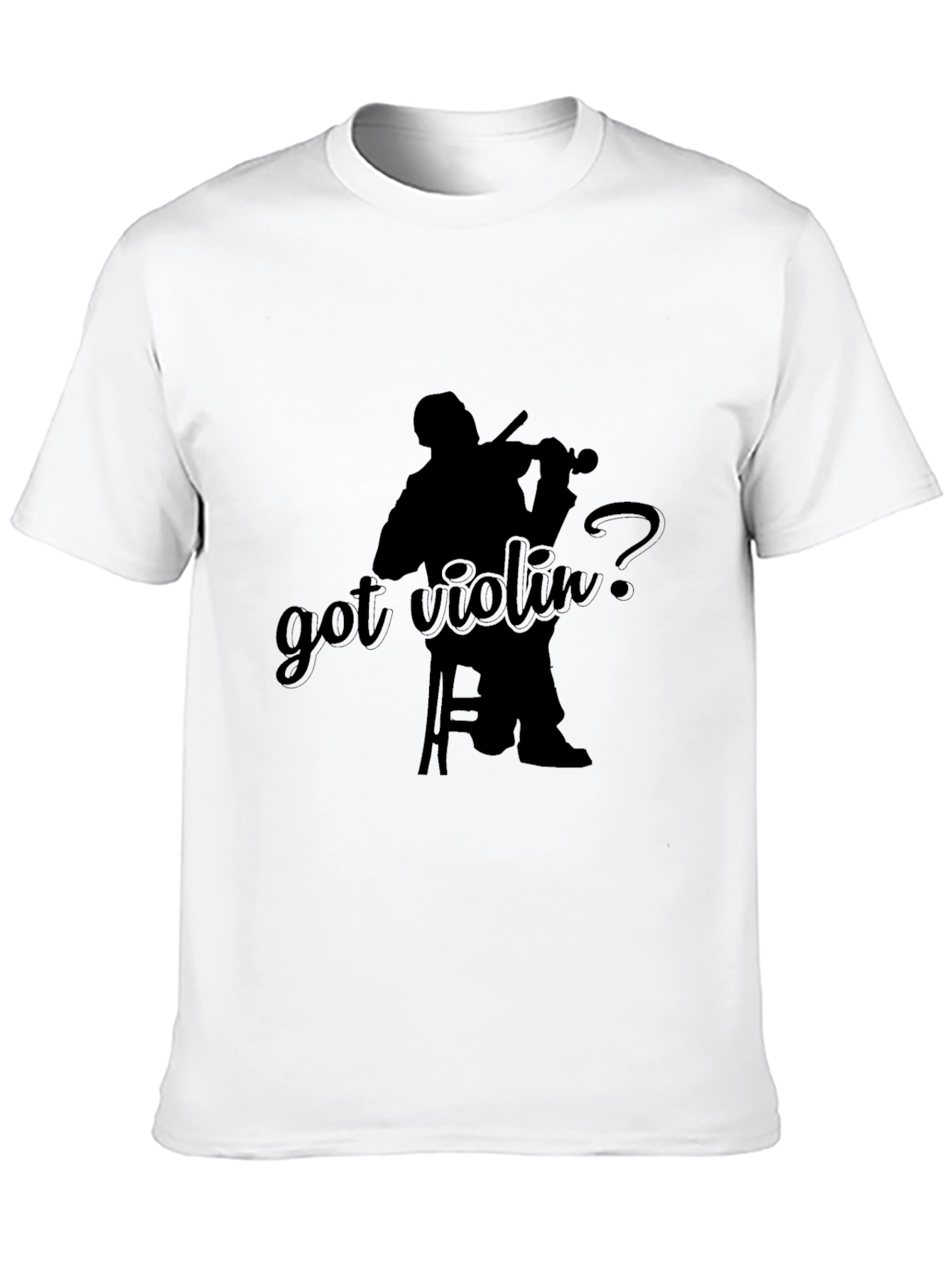 Got Violin? Black Graphic Tee