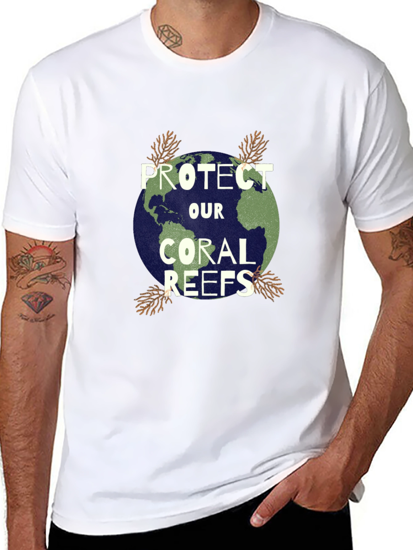 Protect Our Coral Reefs Graphic T-Shirt
