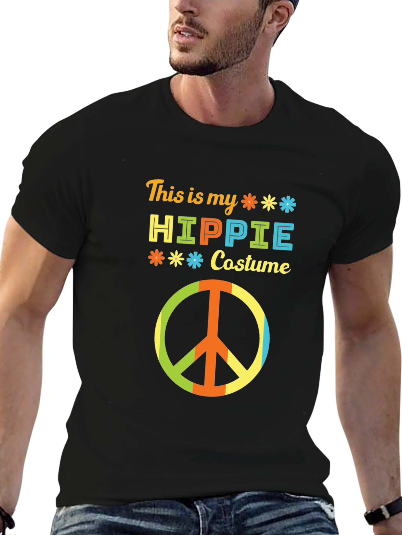 Hippie Costume T-Shirt - Retro 70s Party Tee