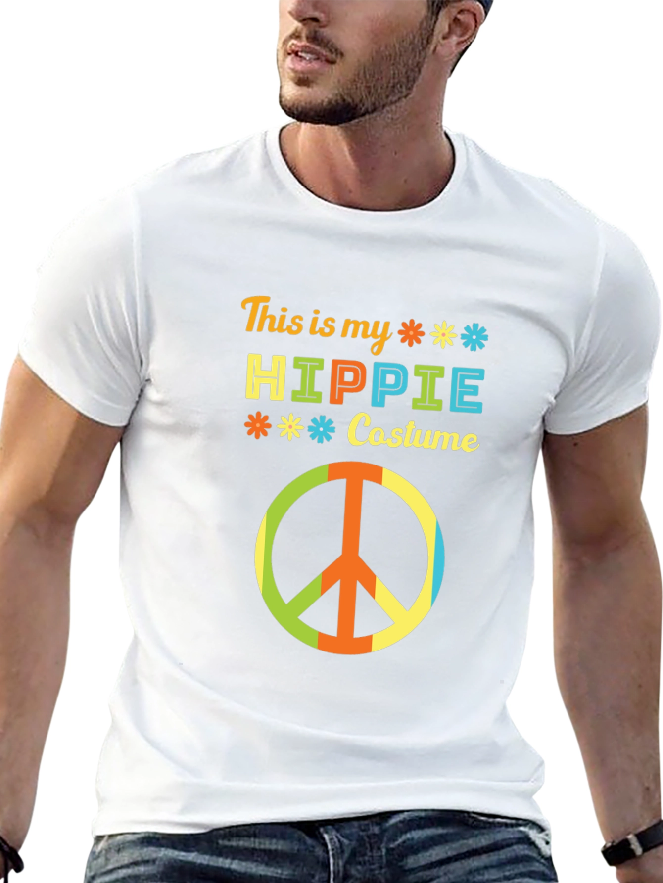 Hippie Costume T-Shirt - Retro 70s Party Tee