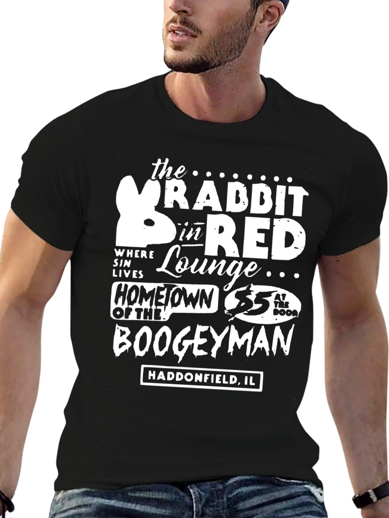 Rabbit in Red Lounge Graphic Tee