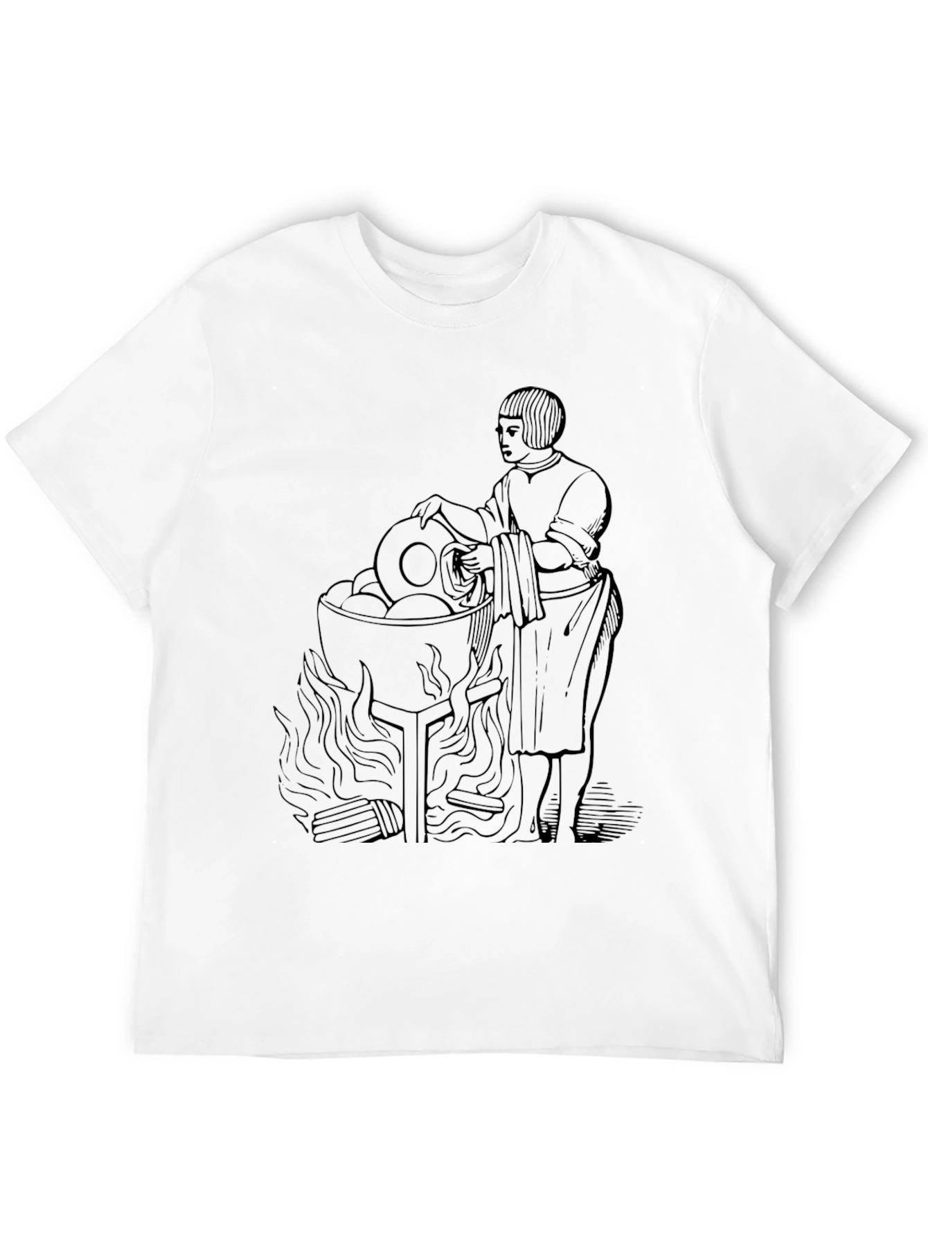 Medieval Alchemist T-Shirt - Unique Design