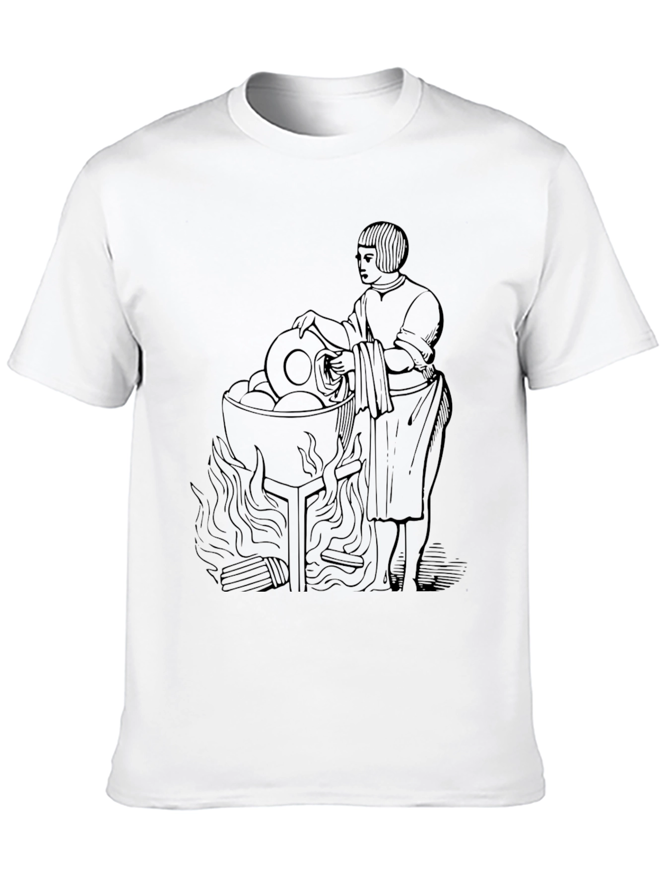 Medieval Alchemist T-Shirt - Unique Design