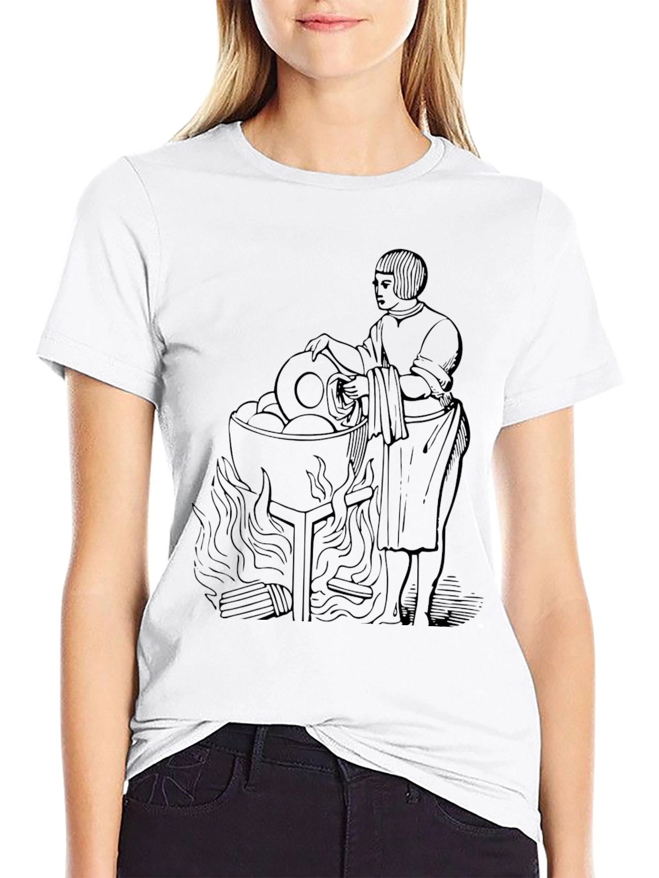 Medieval Alchemist T-Shirt - Unique Design