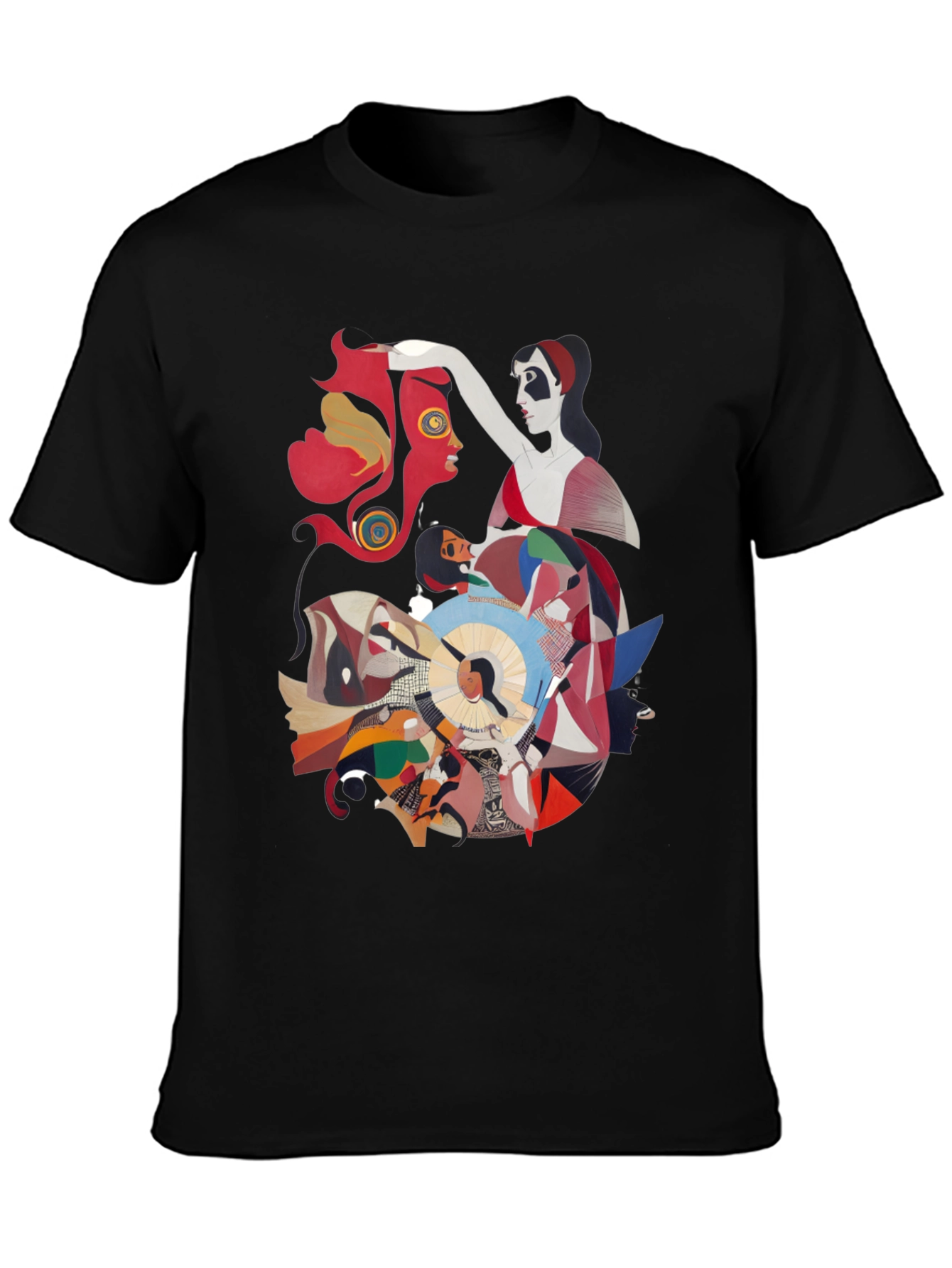 Abstract Art Graphic Tee - Unique Design