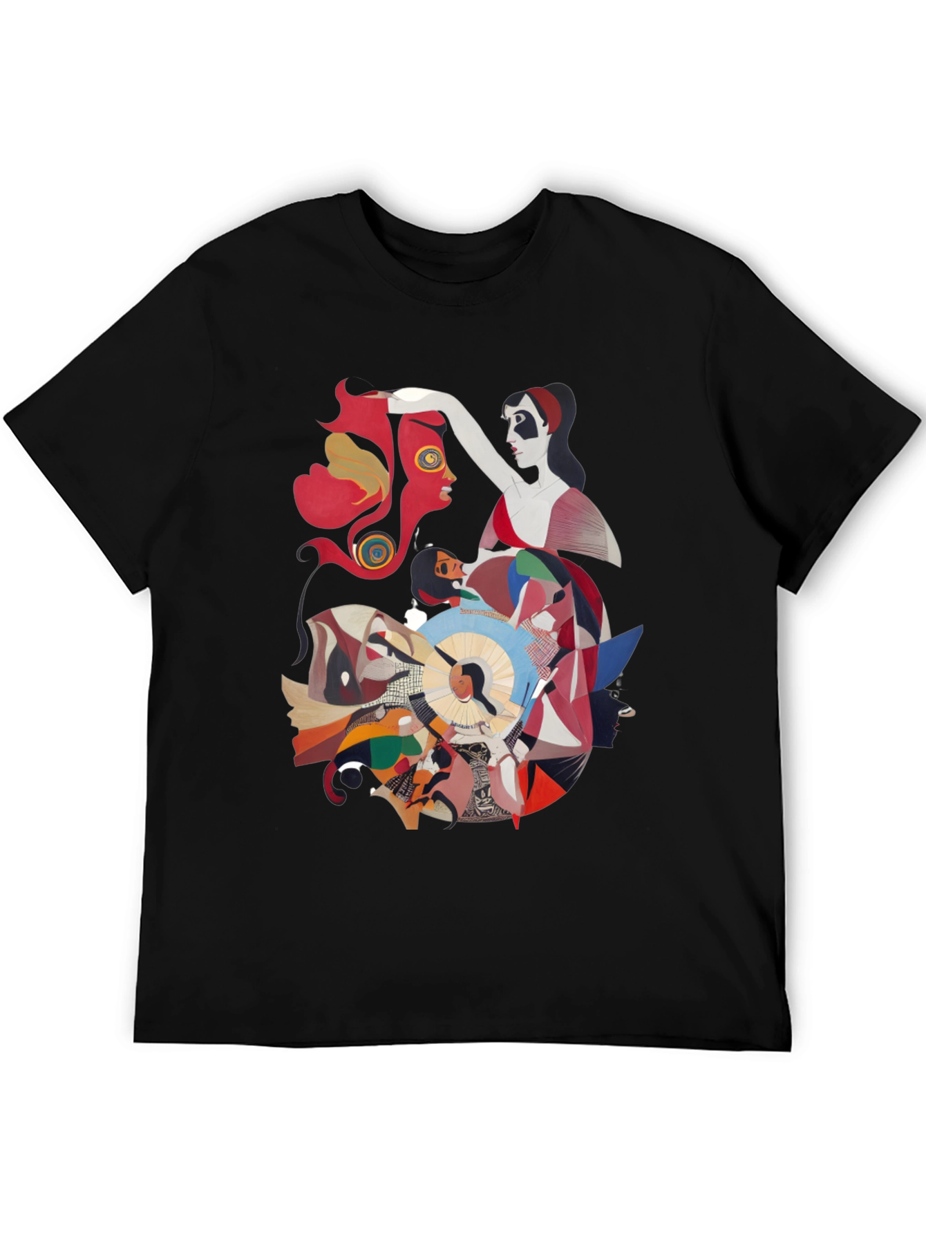 Abstract Art Graphic Tee - Unique Design