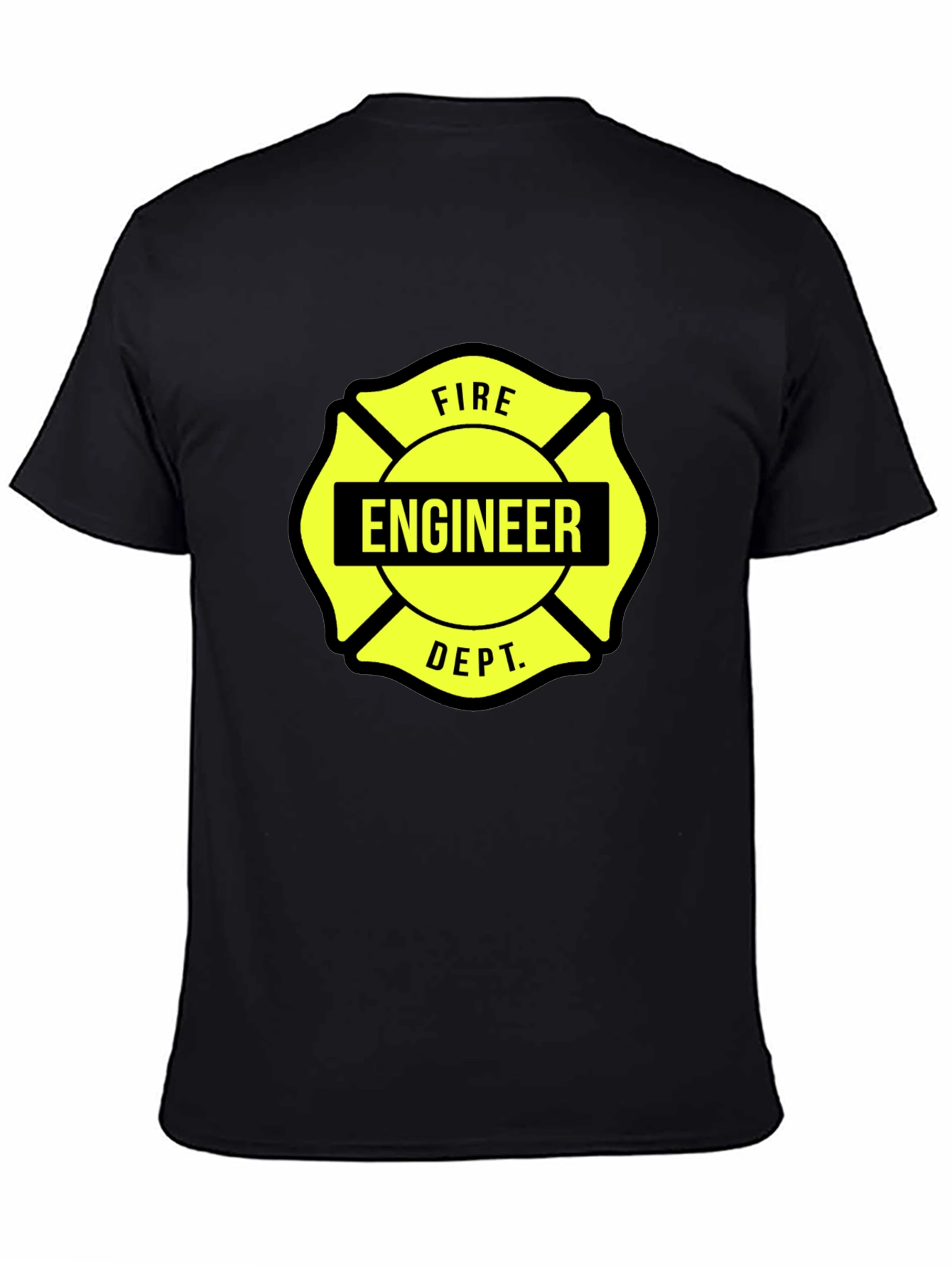 Fire Engineer Maltese Cross Graphic Tee