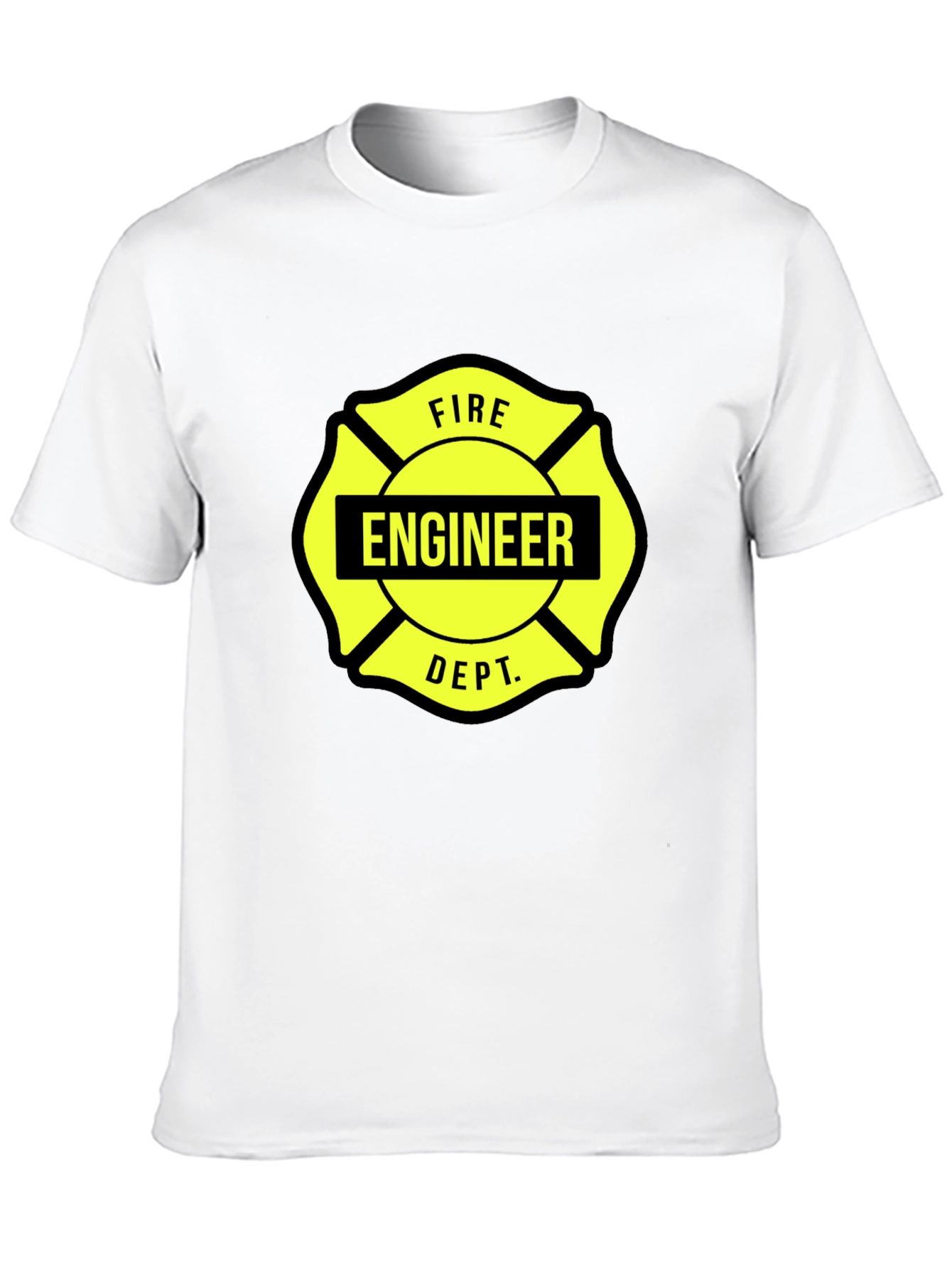 Fire Engineer Maltese Cross Graphic Tee