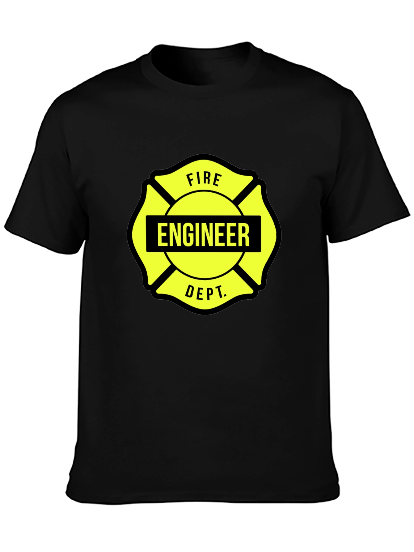 Fire Engineer Maltese Cross Graphic Tee