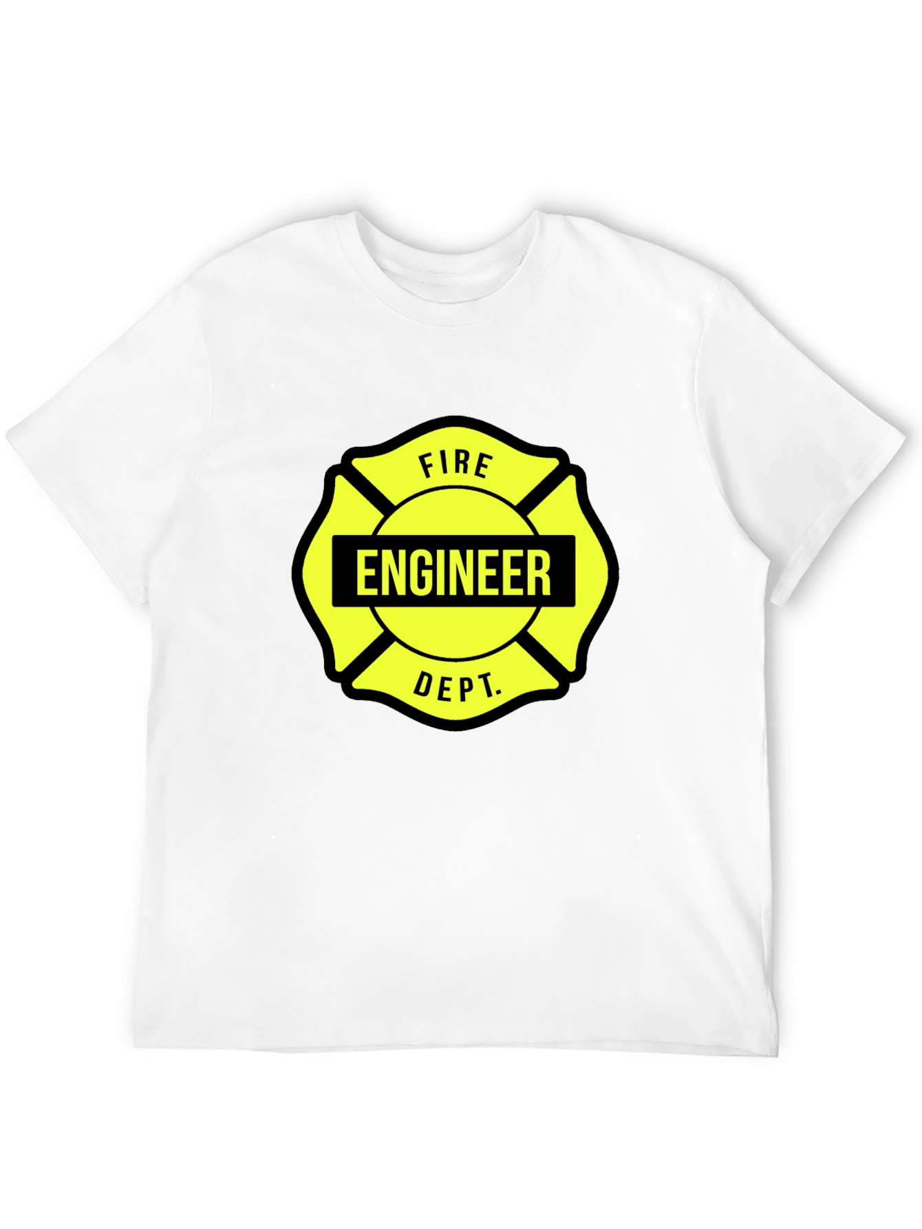 Fire Engineer Maltese Cross Graphic Tee