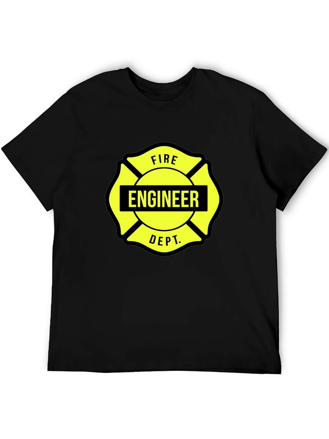 Fire Engineer Maltese Cross Graphic Tee