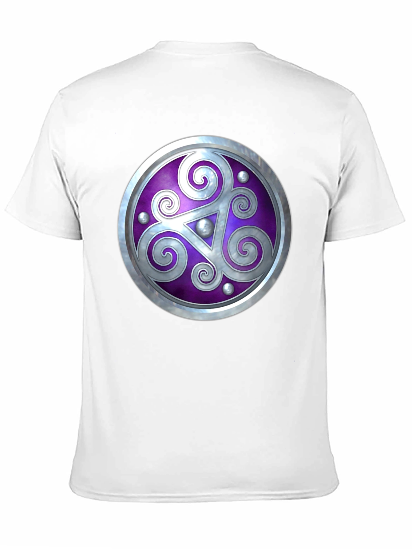 Celtic Shield Graphic Tee - Black Cotton Comfort
