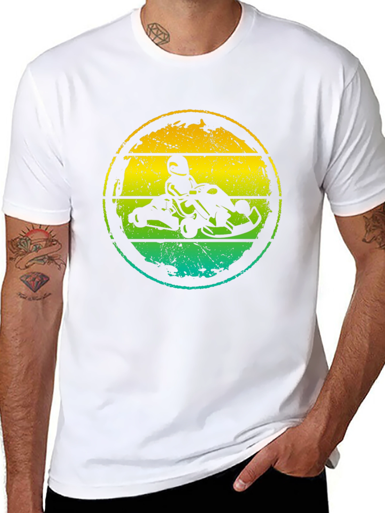 Retro Go-Kart Racing Graphic Tee