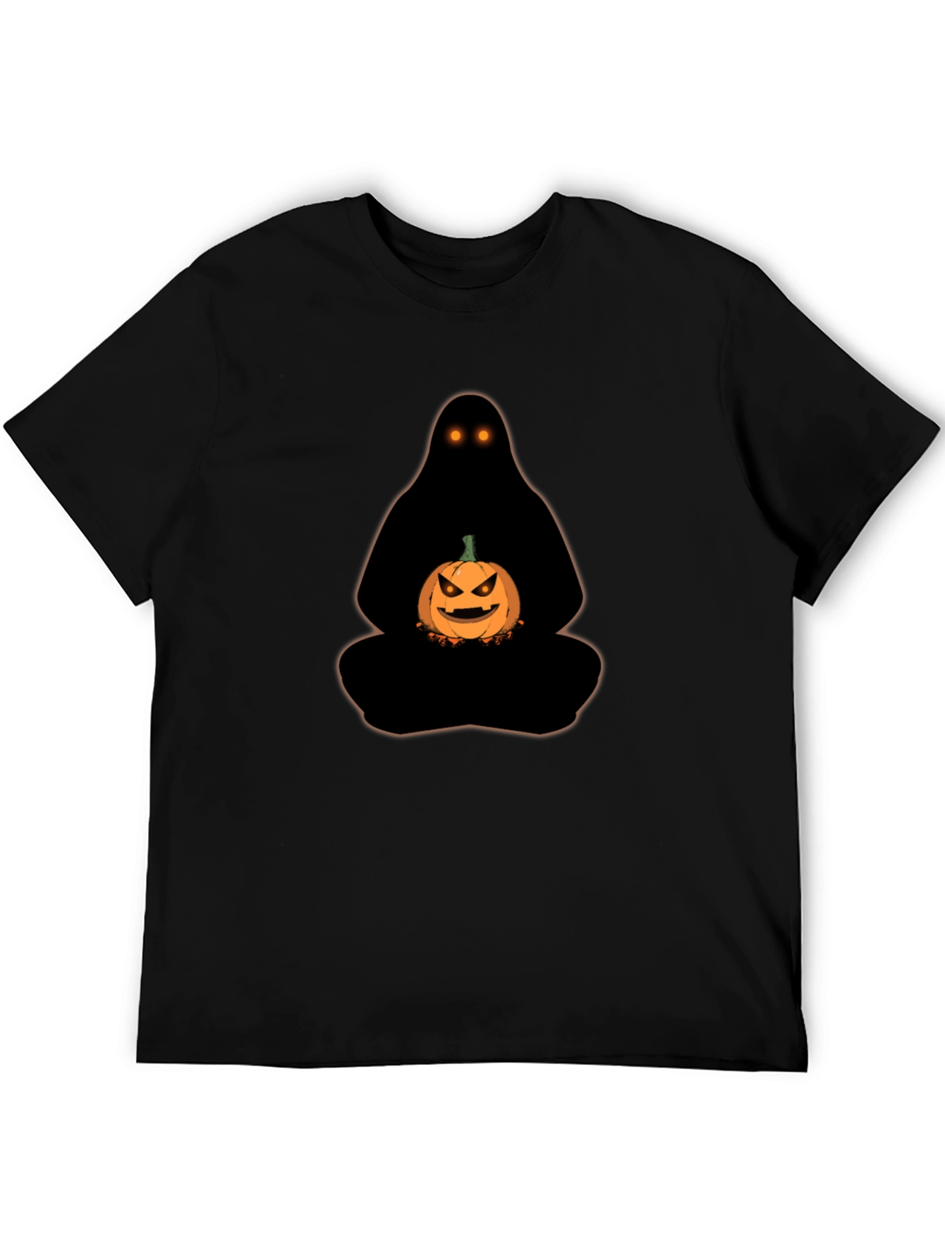 Halloween Ghost with Pumpkin T-Shirt