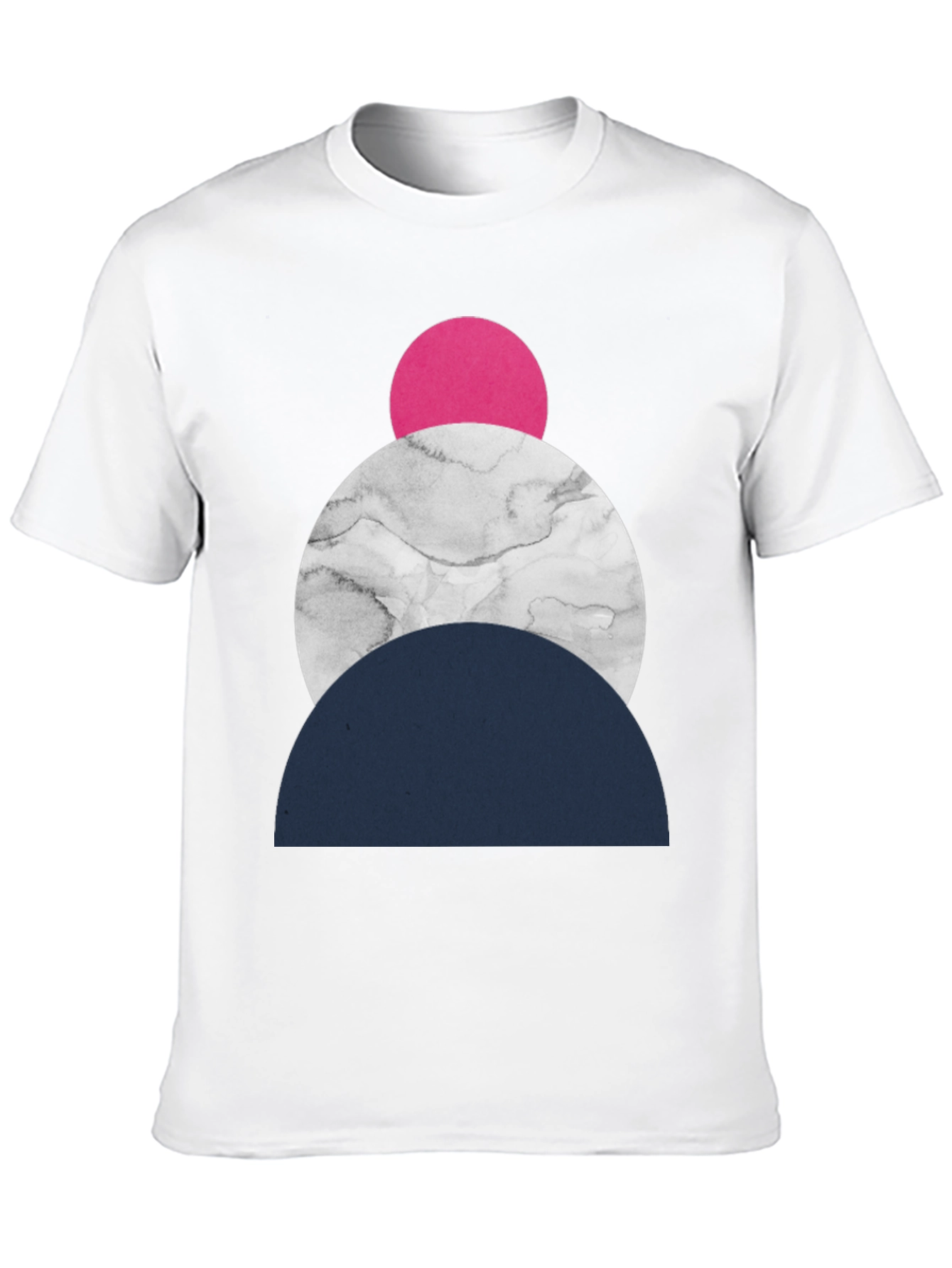 Abstract Geometric Circle Graphic T-Shirt