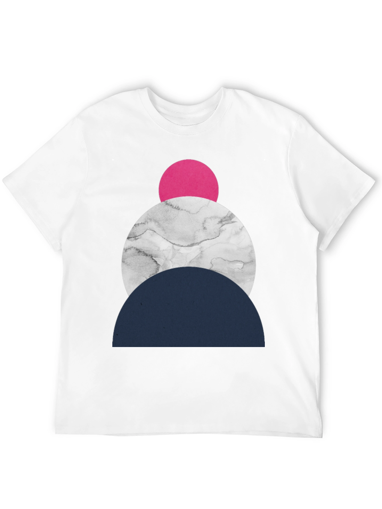 Abstract Geometric Circle Graphic T-Shirt