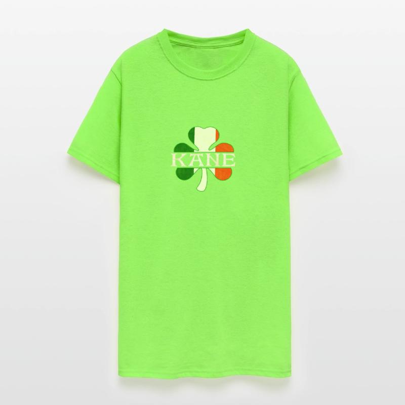Kane Irish Surname Ireland Flag Shamrock
