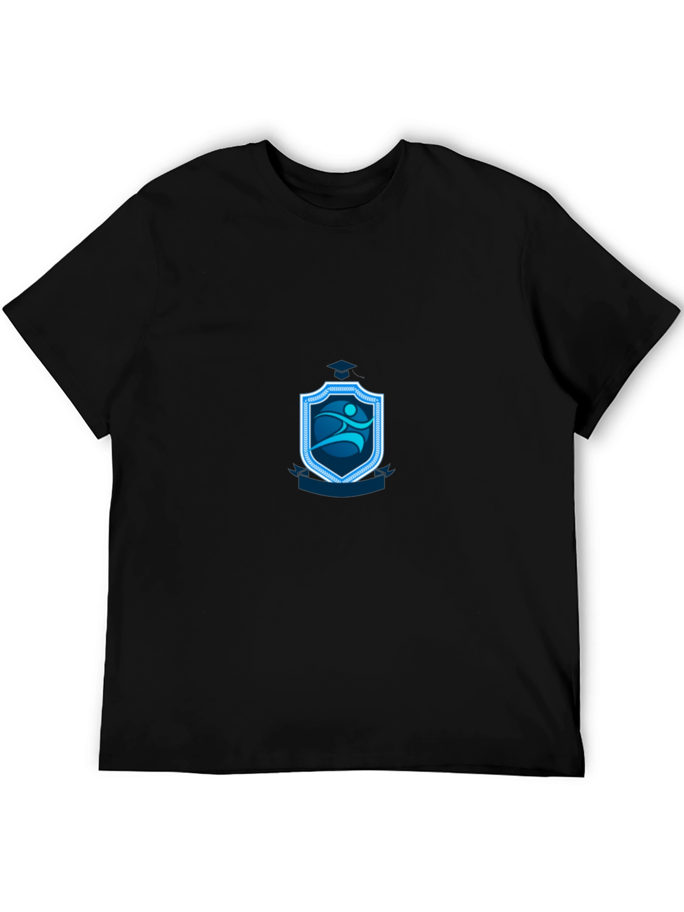 Stylish Black T-Shirt with Graphic Design