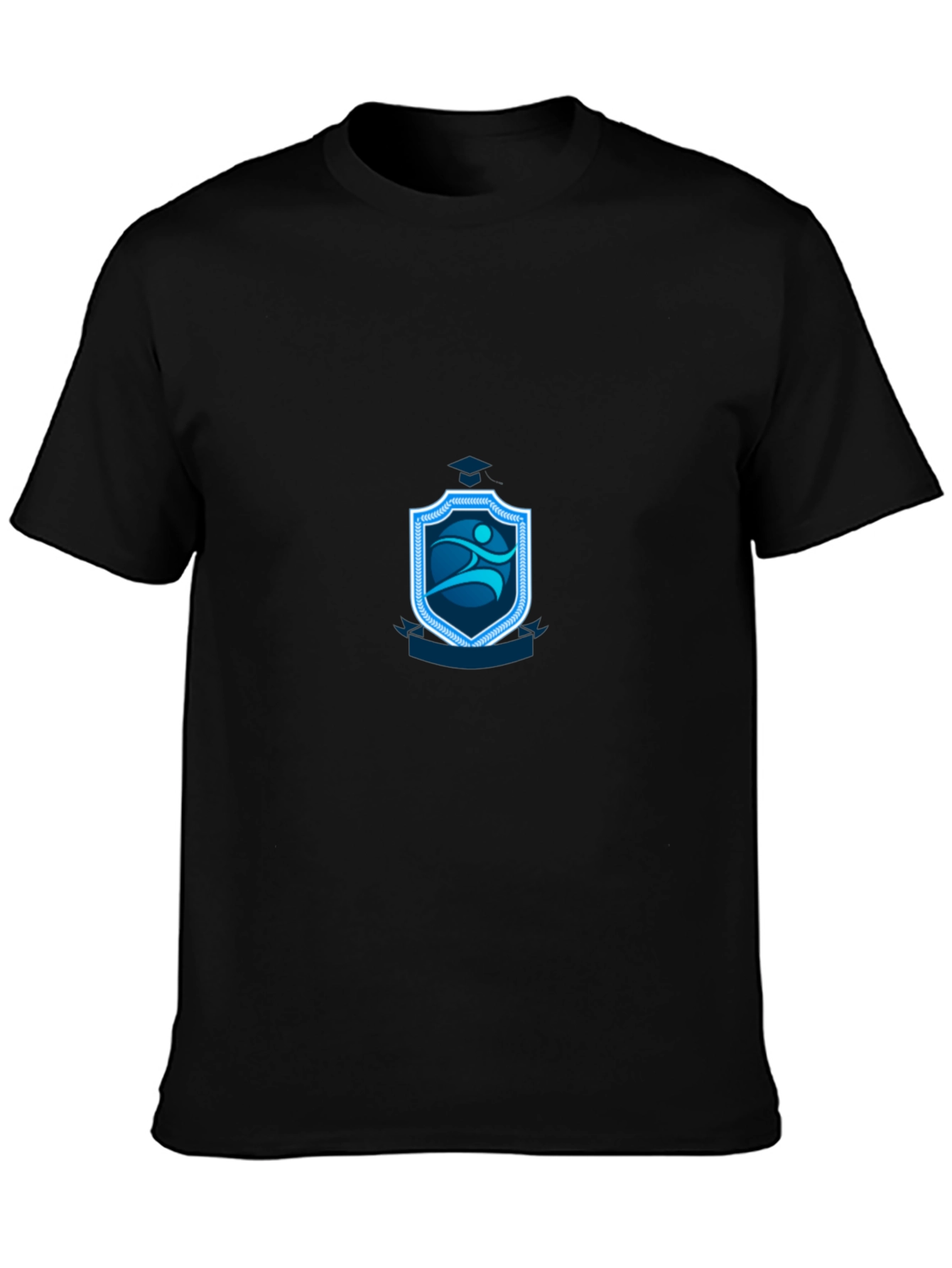 Stylish Black T-Shirt with Graphic Design
