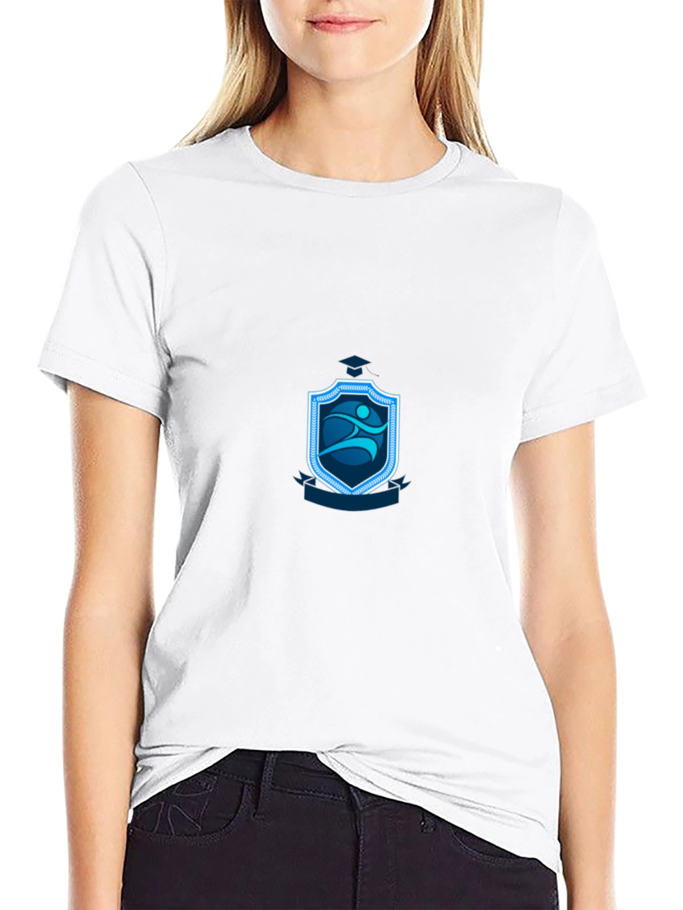 Stylish Black T-Shirt with Graphic Design