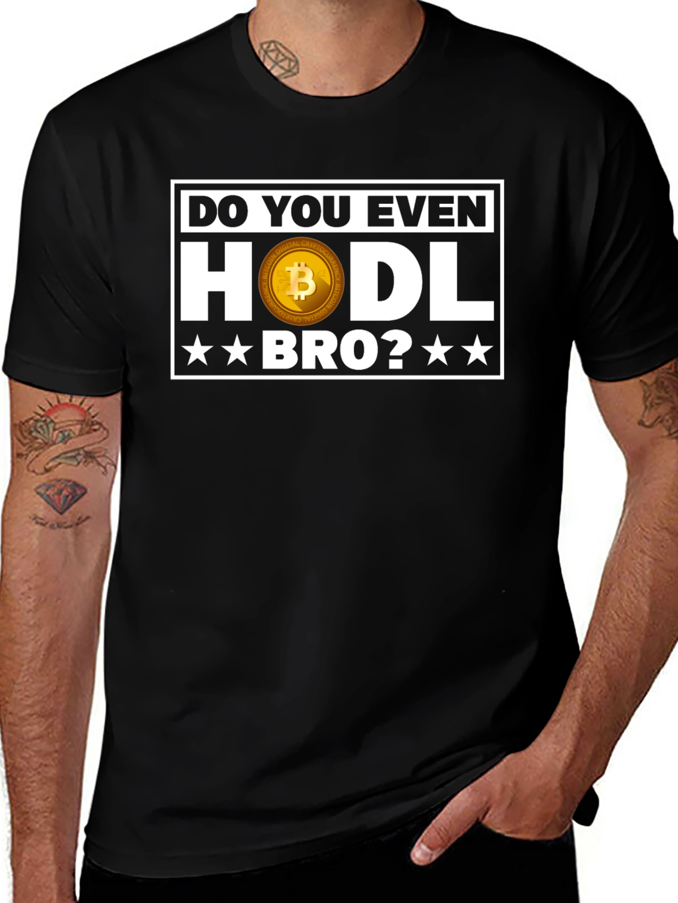 Do You Even HODL Bro? Bitcoin T-Shirt