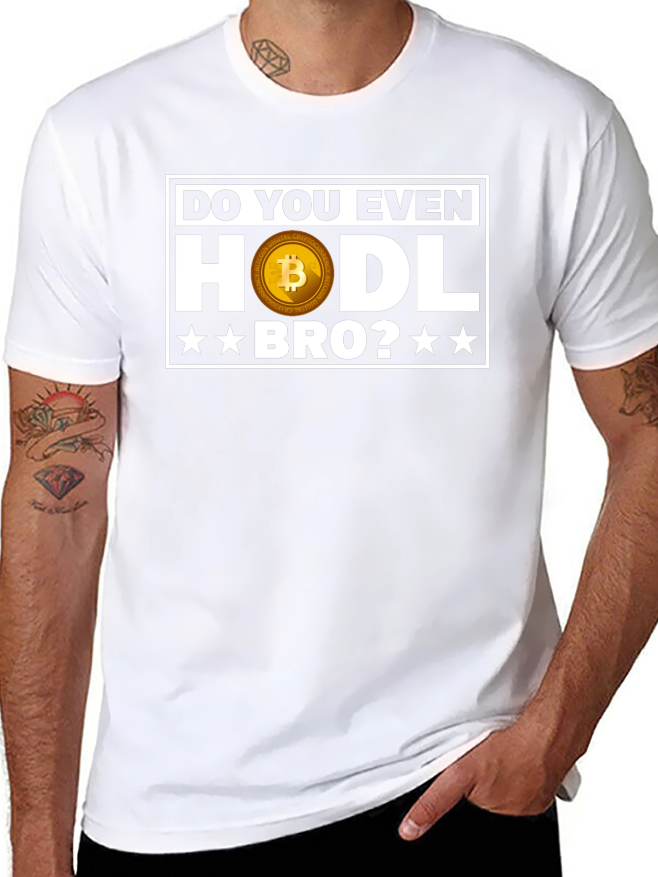 Do You Even HODL Bro? Bitcoin T-Shirt