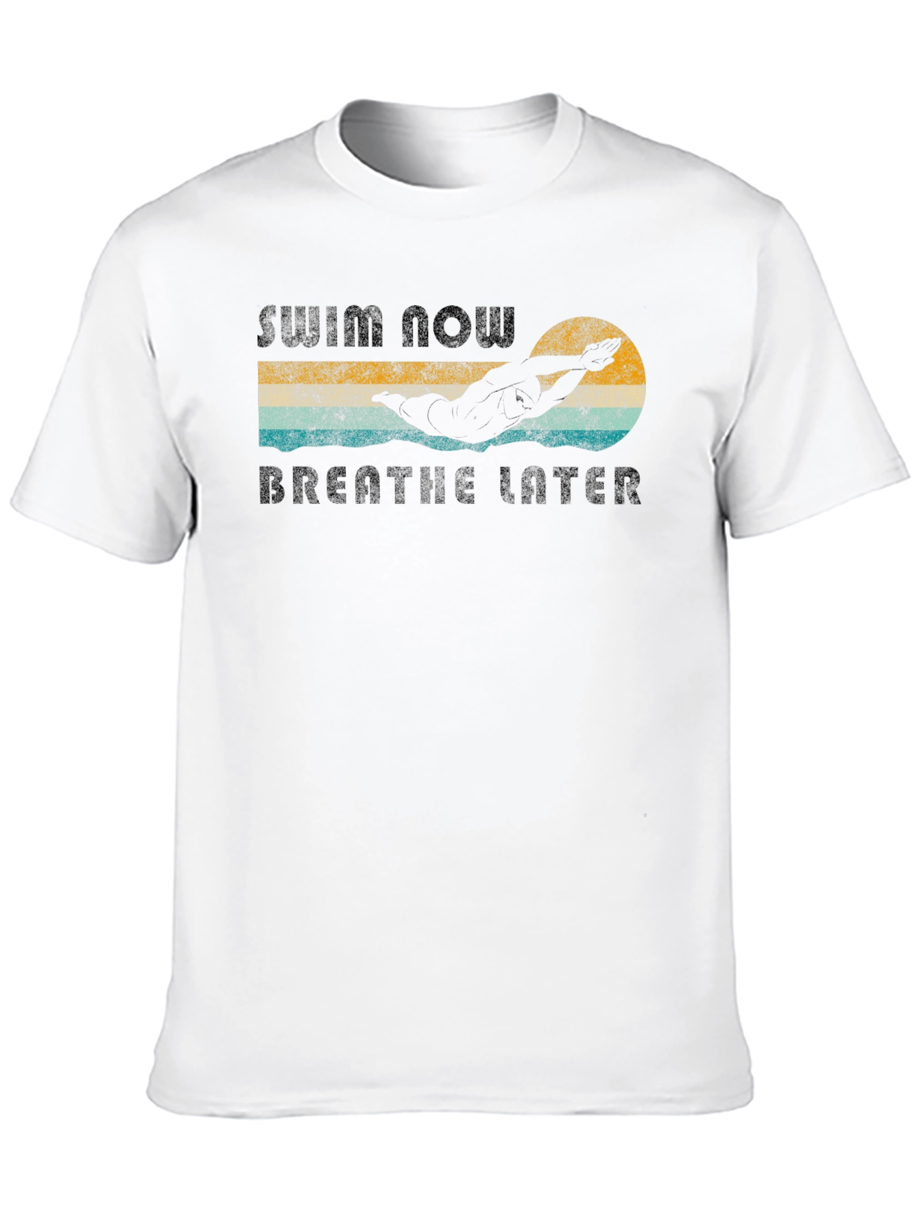 Swim Now Breathe Later Graphic Tee