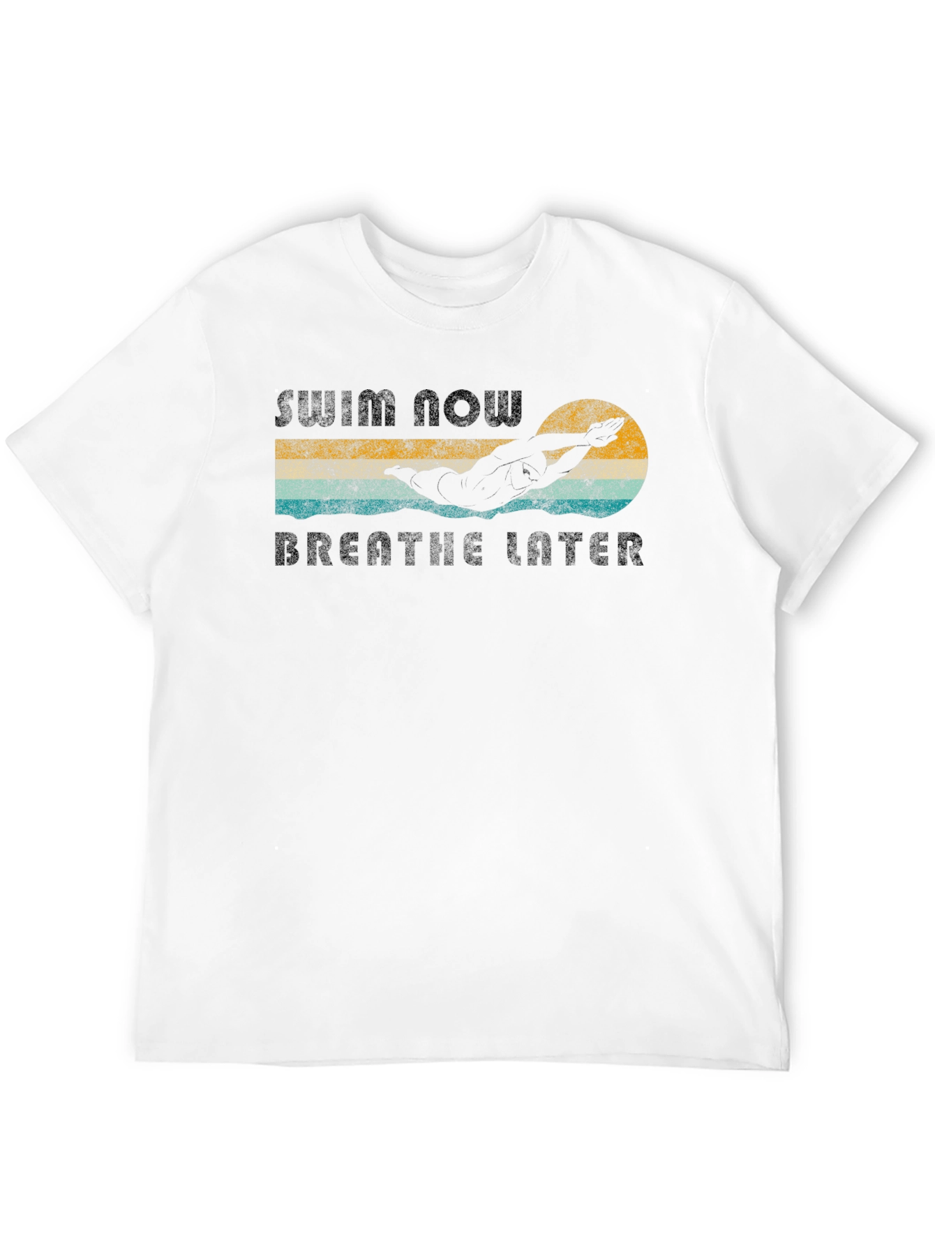 Swim Now Breathe Later Graphic Tee