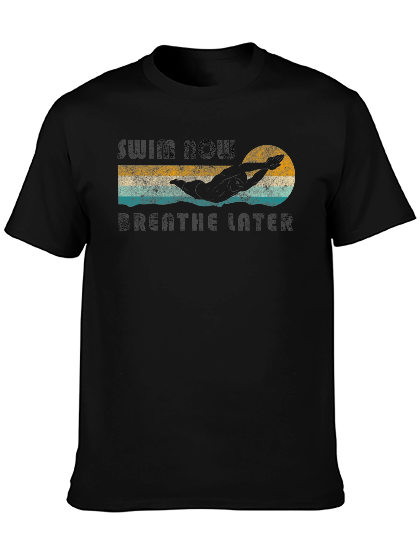 Swim Now Breathe Later Graphic Tee