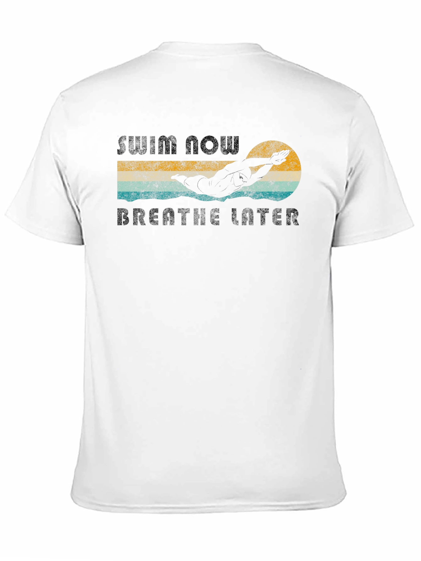 Swim Now Breathe Later Graphic Tee