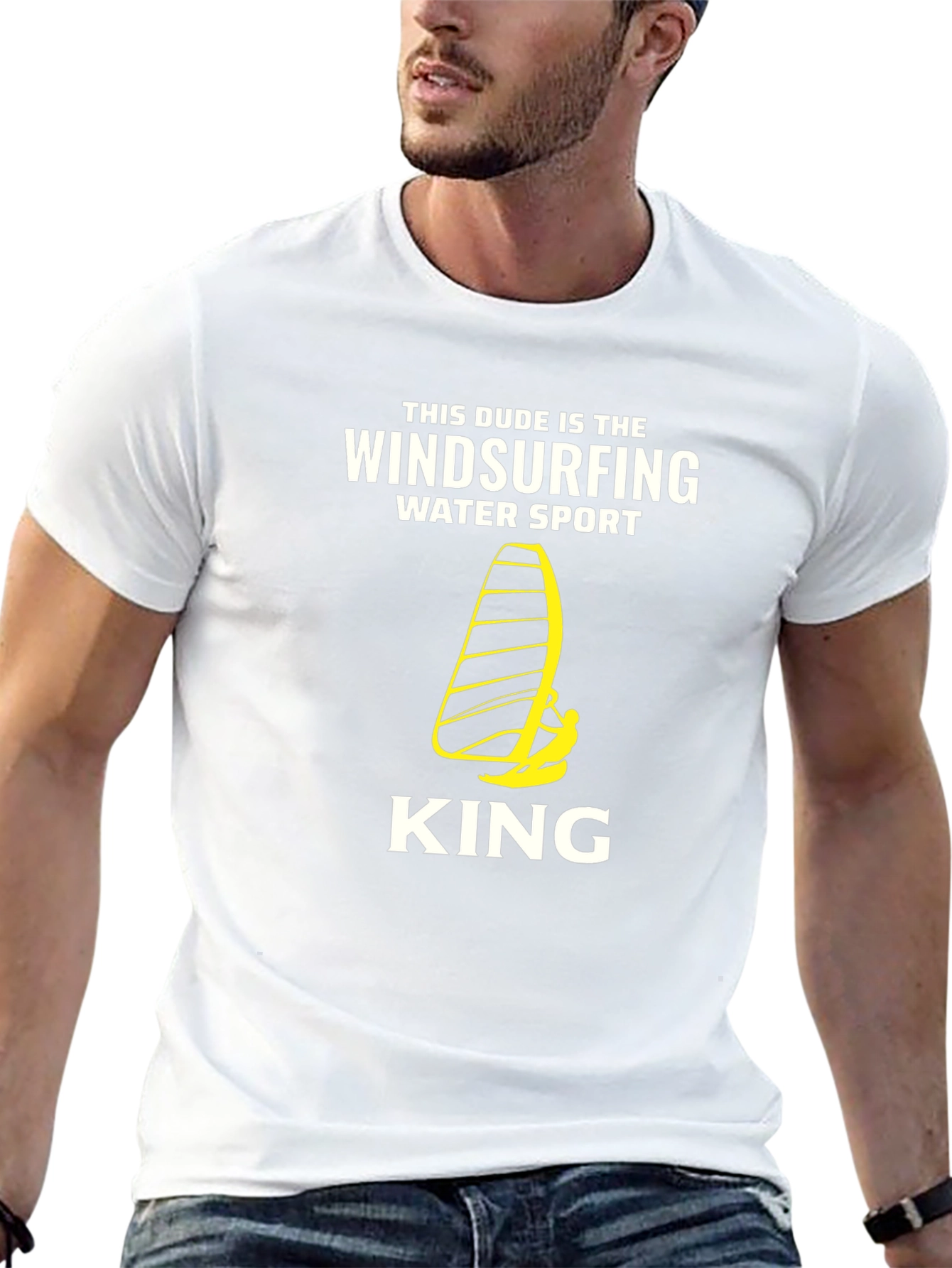 Windsurfing King Graphic Tee