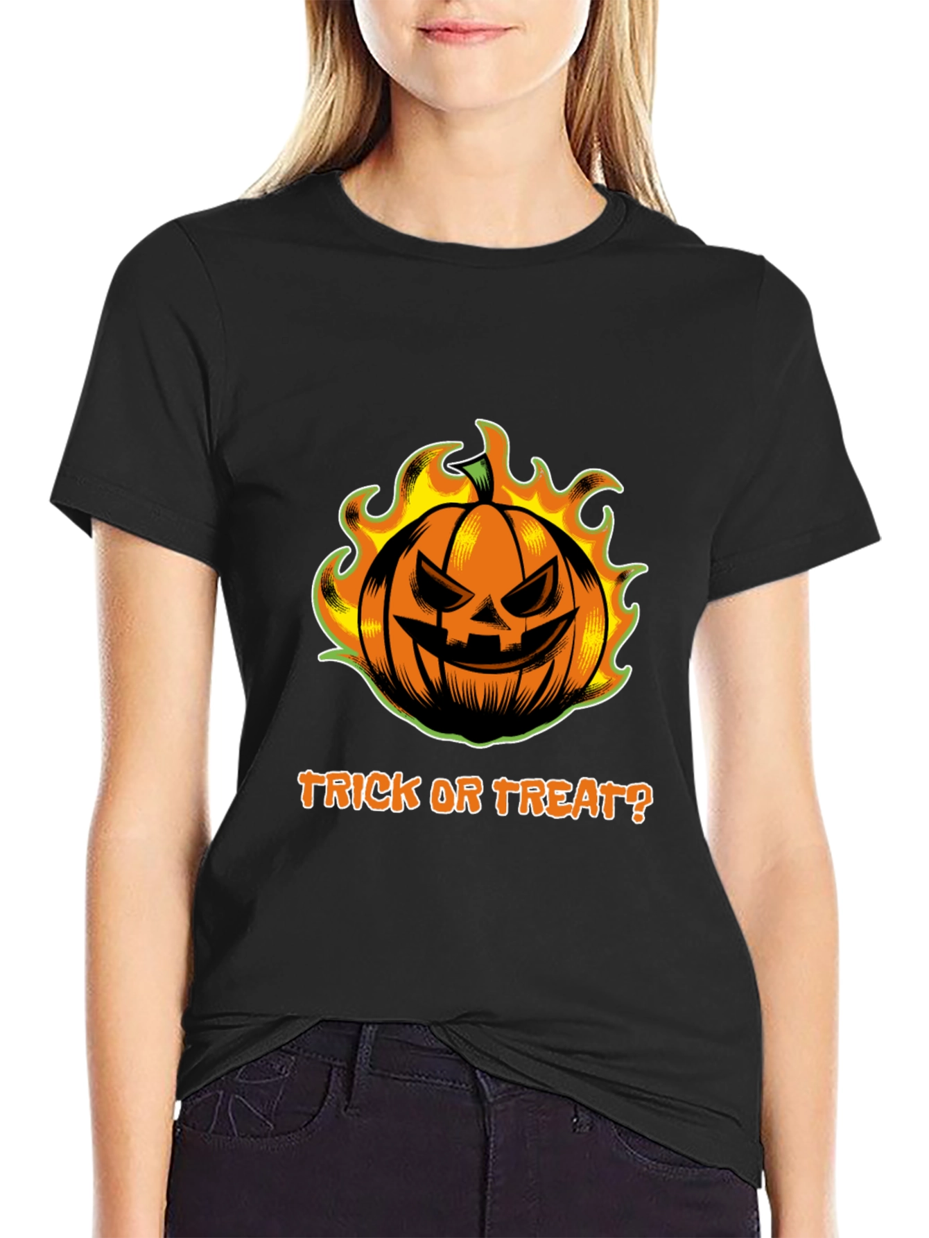 Halloween Pumpkin T-Shirt - Trick or Treat Tee