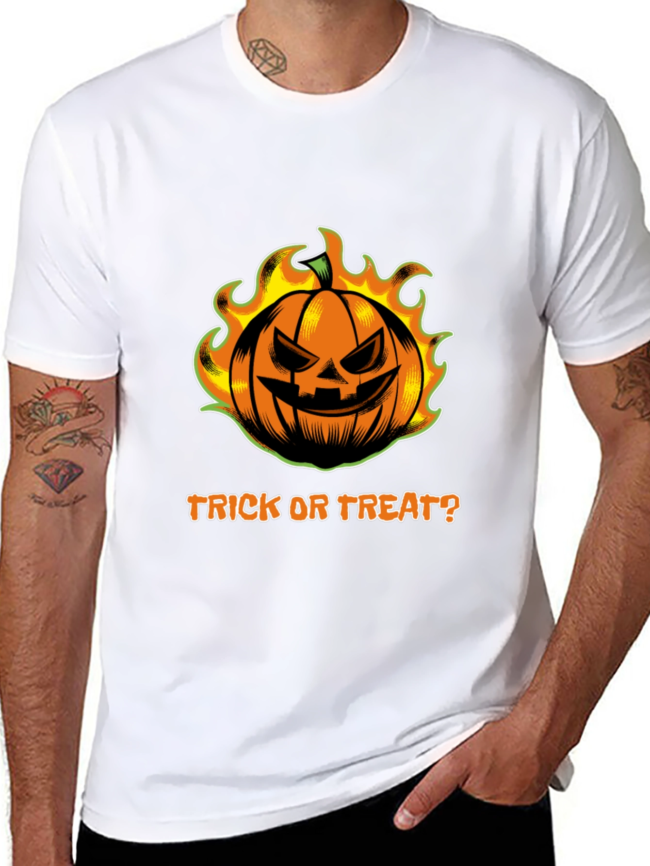 Halloween Pumpkin T-Shirt - Trick or Treat Tee