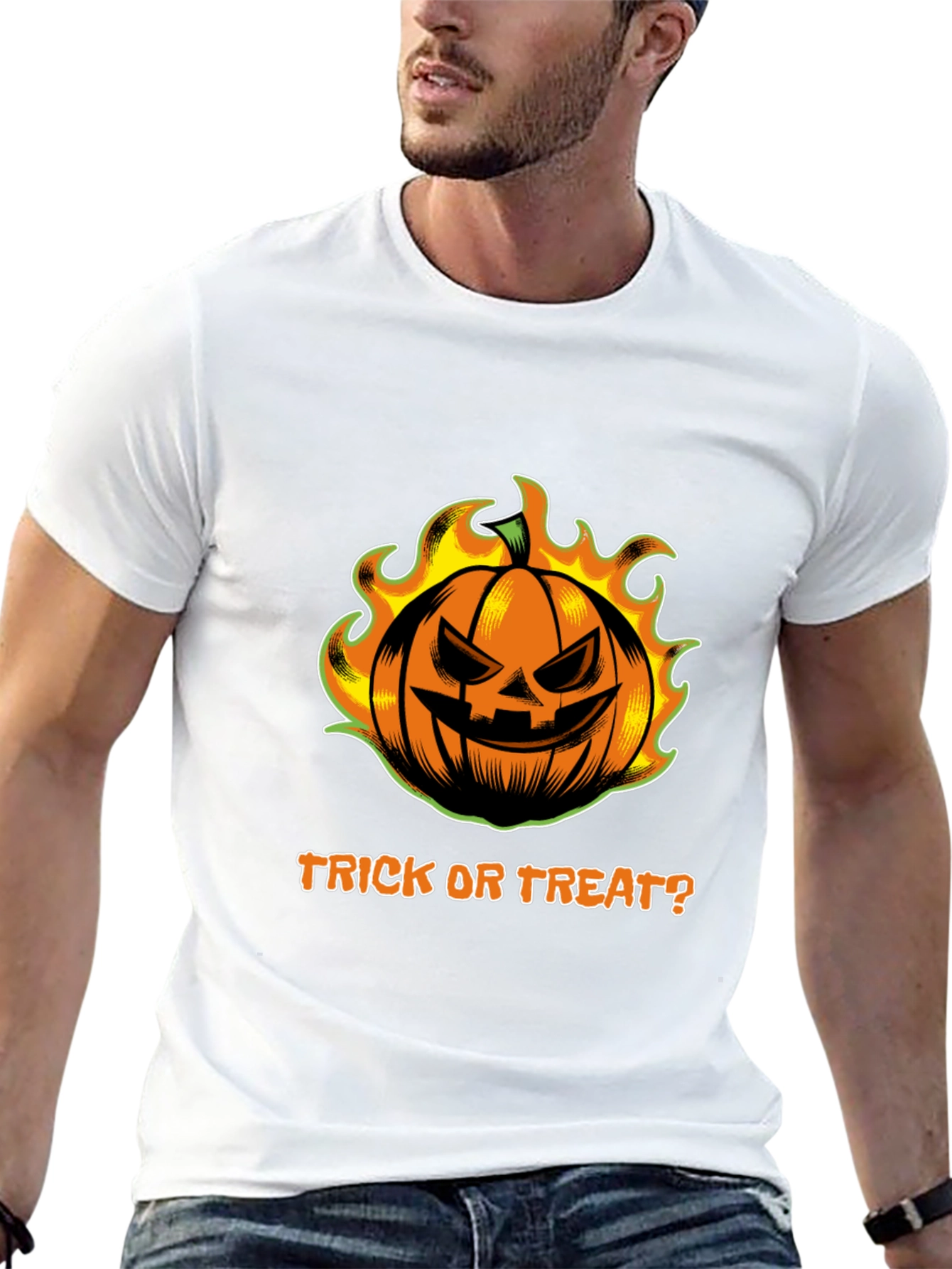Halloween Pumpkin T-Shirt - Trick or Treat Tee