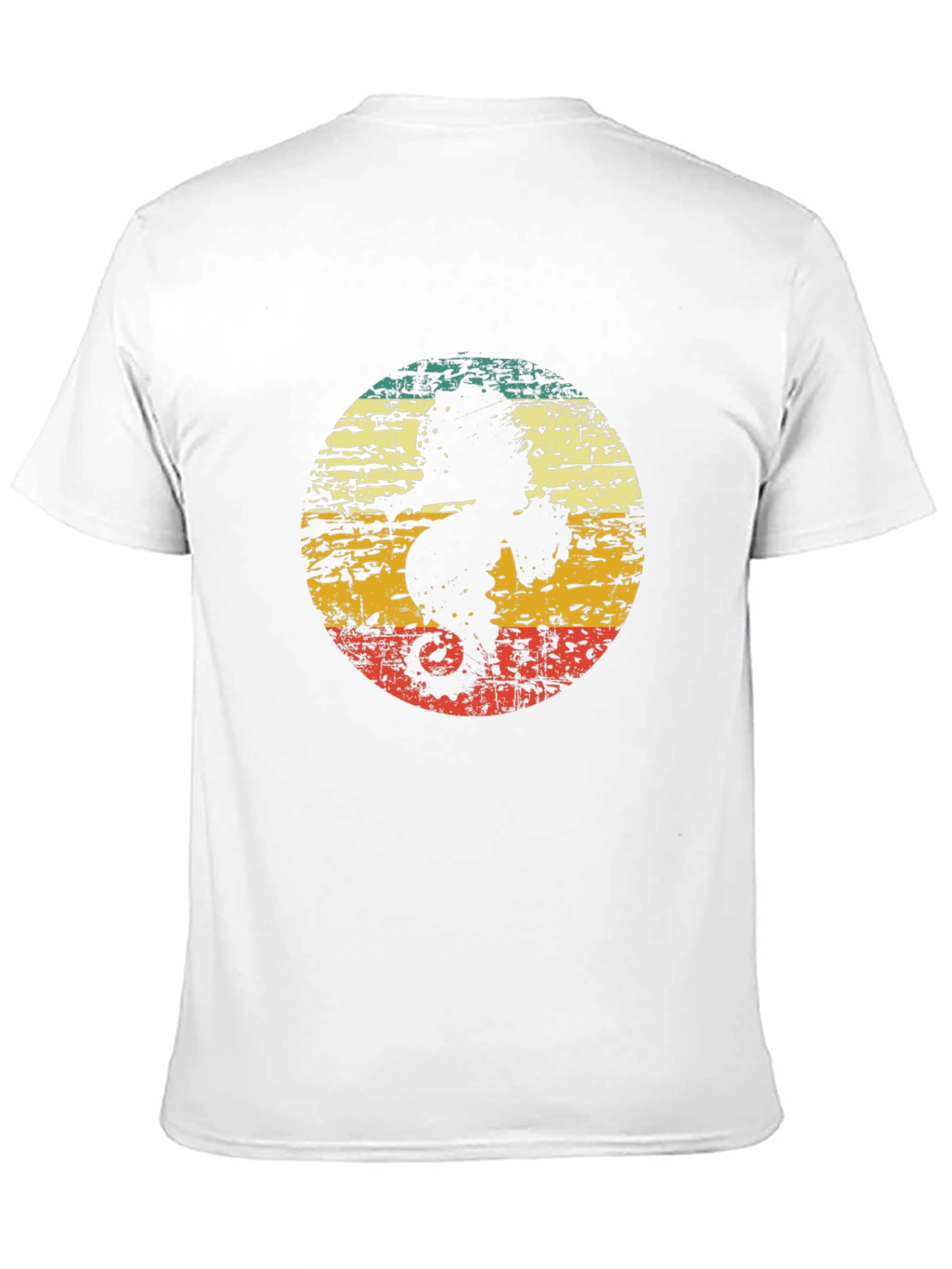 Retro Silhouette Graphic Tee - Black