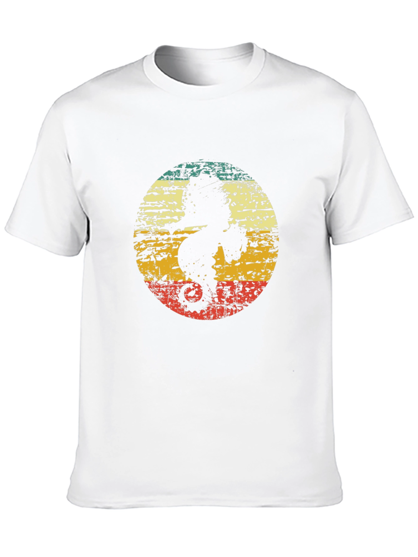 Retro Silhouette Graphic Tee - Black
