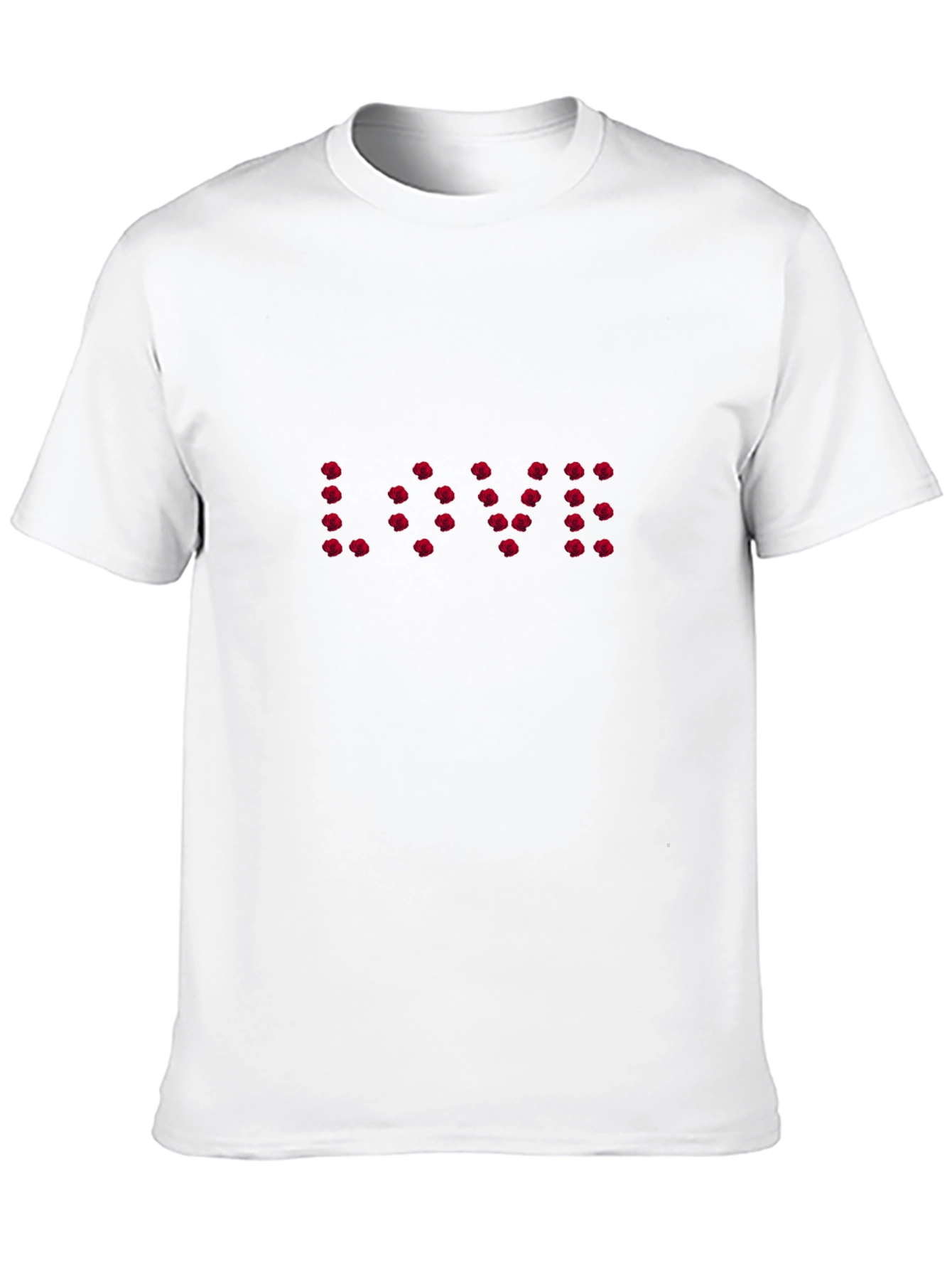LOVE Roses Graphic Tee - Black
