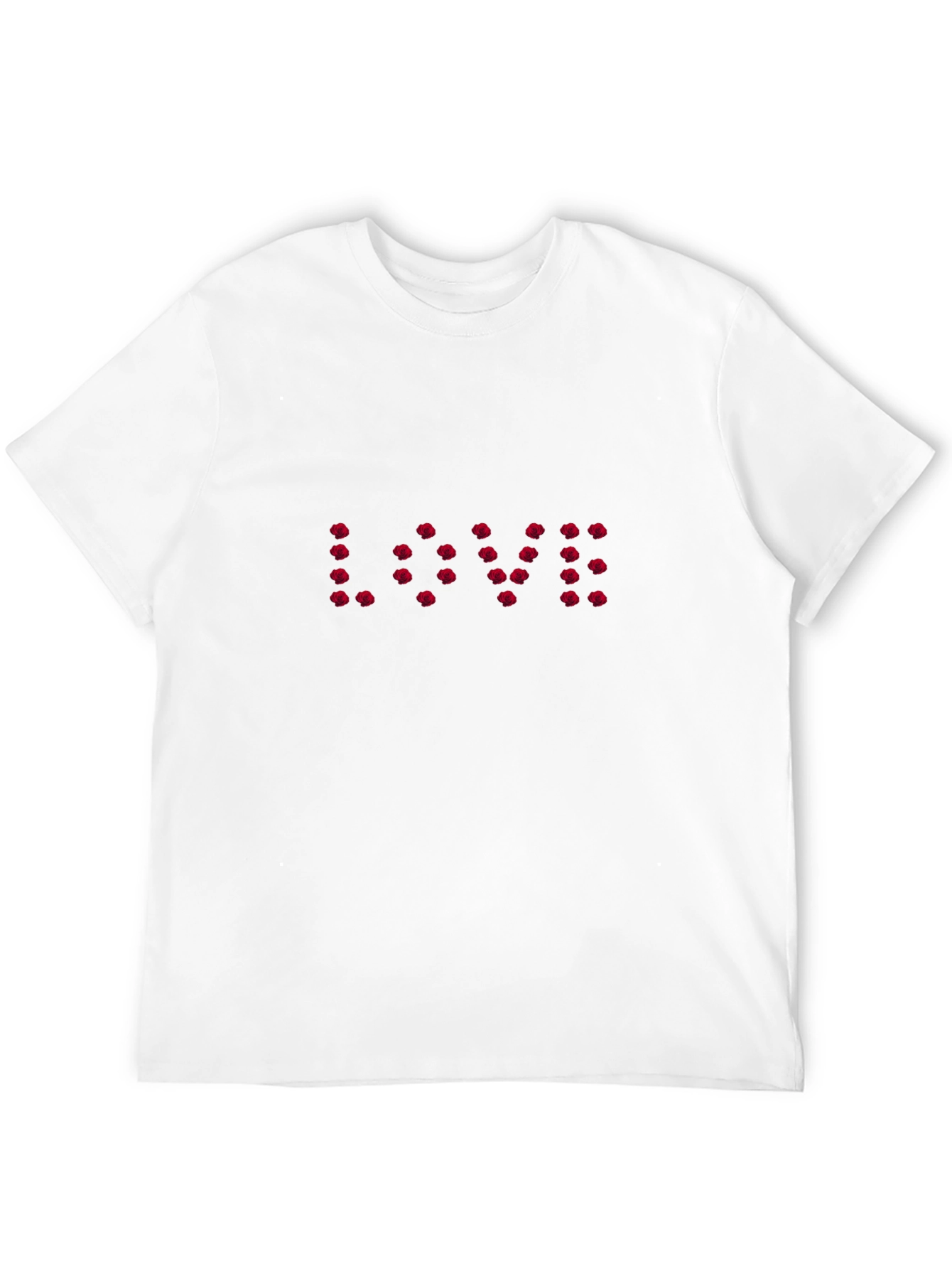 LOVE Roses Graphic Tee - Black