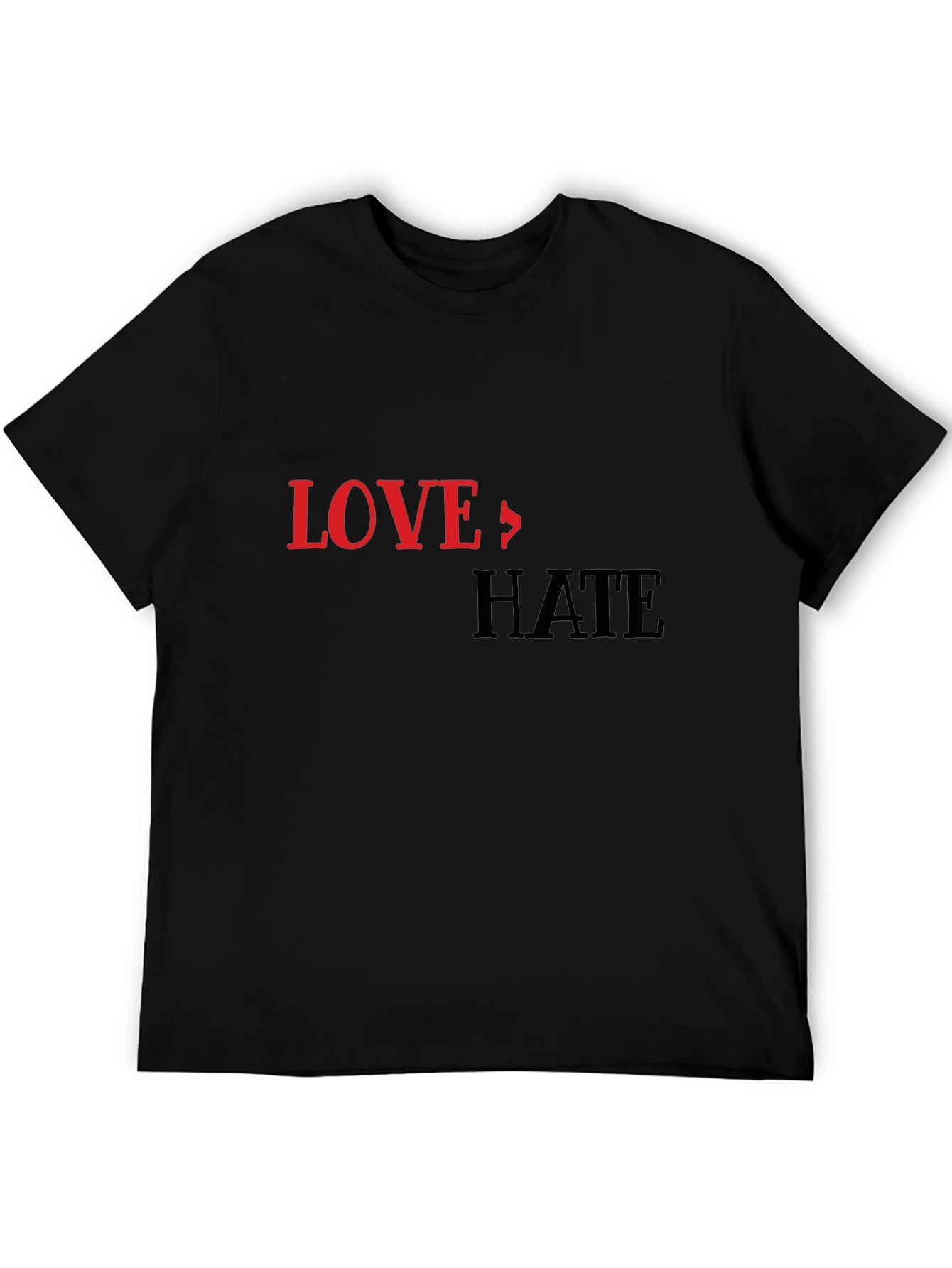 Love To Hate Graphic Print T-Shirt