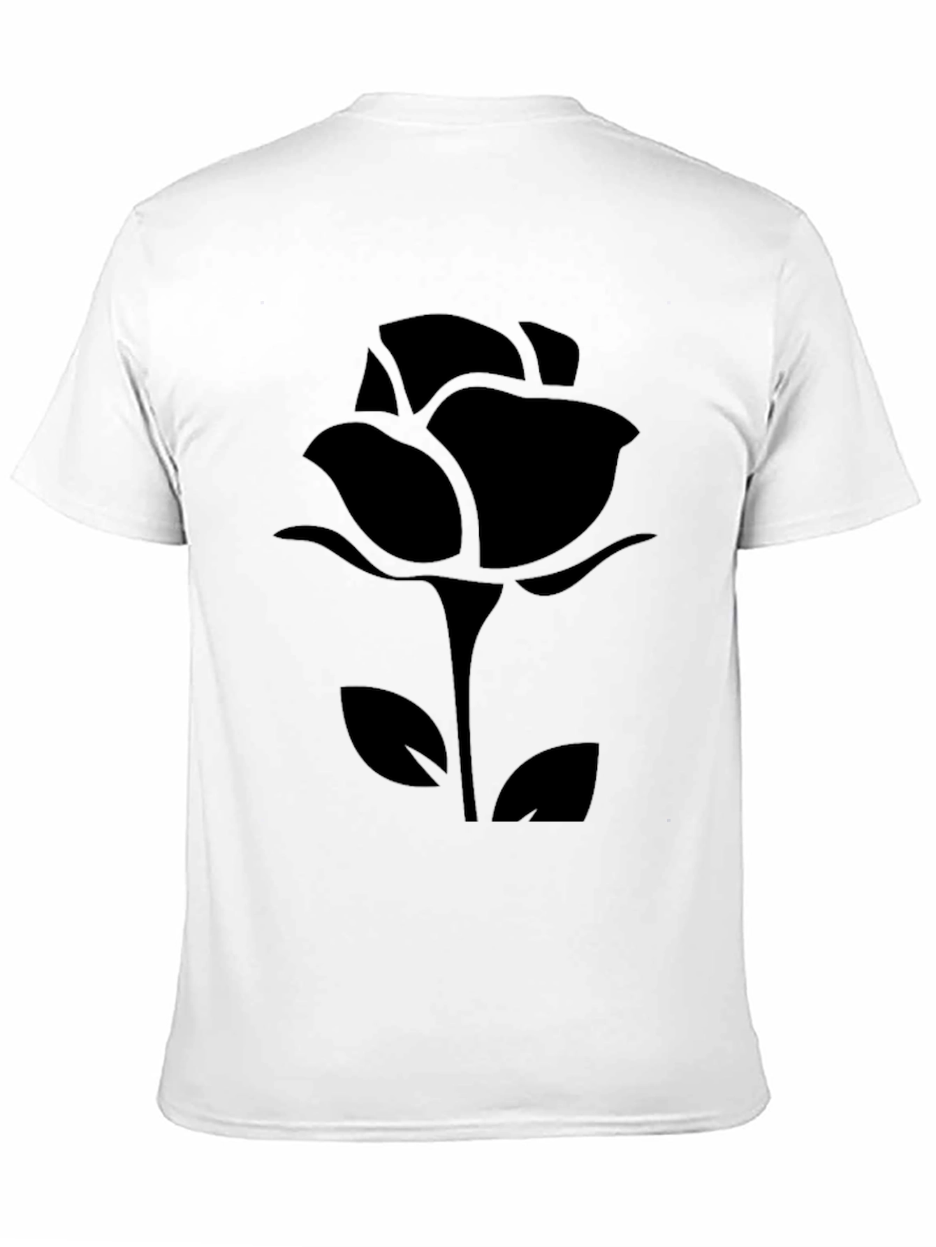 Black Rose Graphic Tee - Modern Style