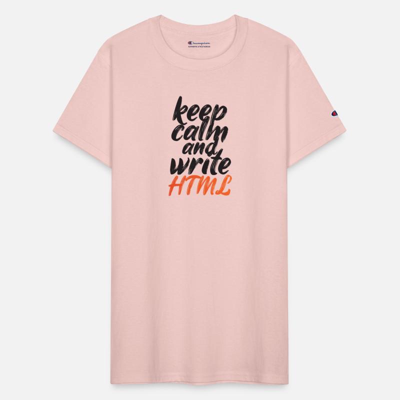 Keep Calm and Write HTML - Gradient Orange