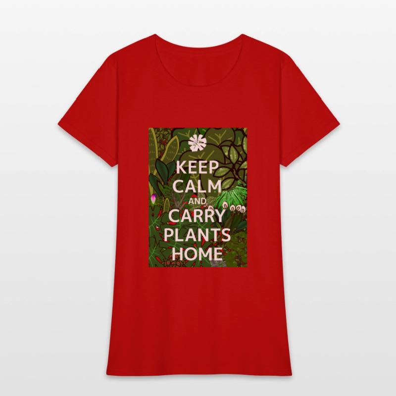 Keep calm carry plants parody meme (jungle theme)
