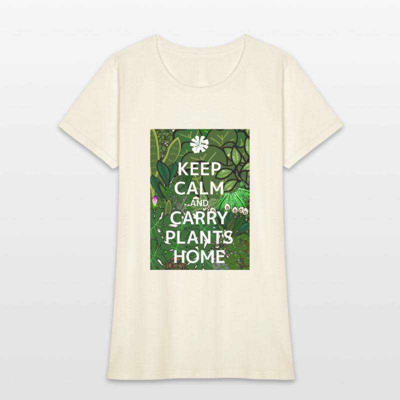 Keep calm carry plants parody meme (jungle theme)