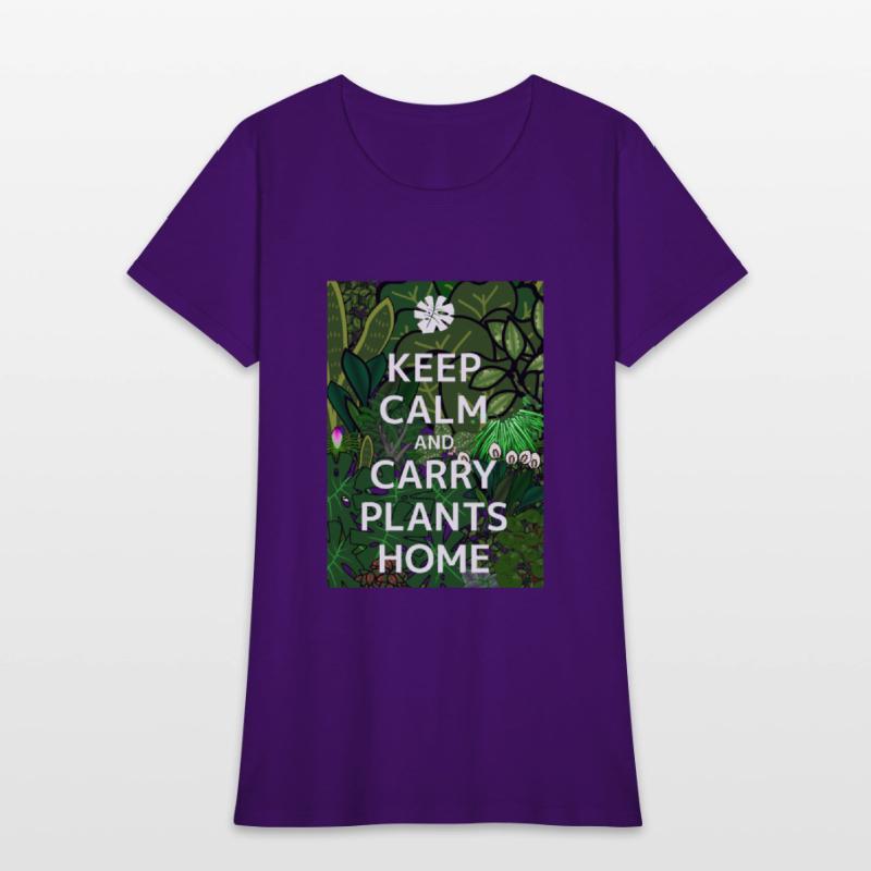Keep calm carry plants parody meme (jungle theme)